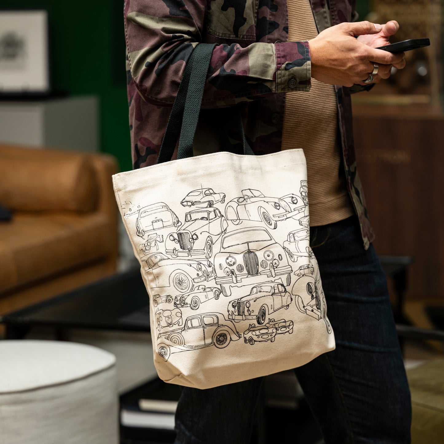 Jaguar "JAG BAG" Graphic Tote Bag - Canvas