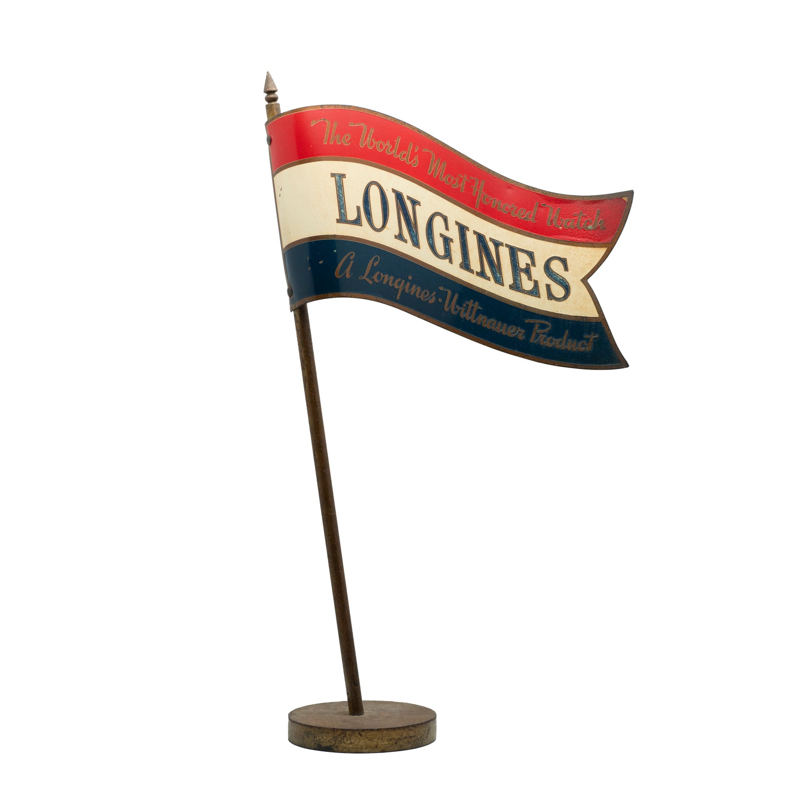 Longines Display Signage - Brass and Enamel