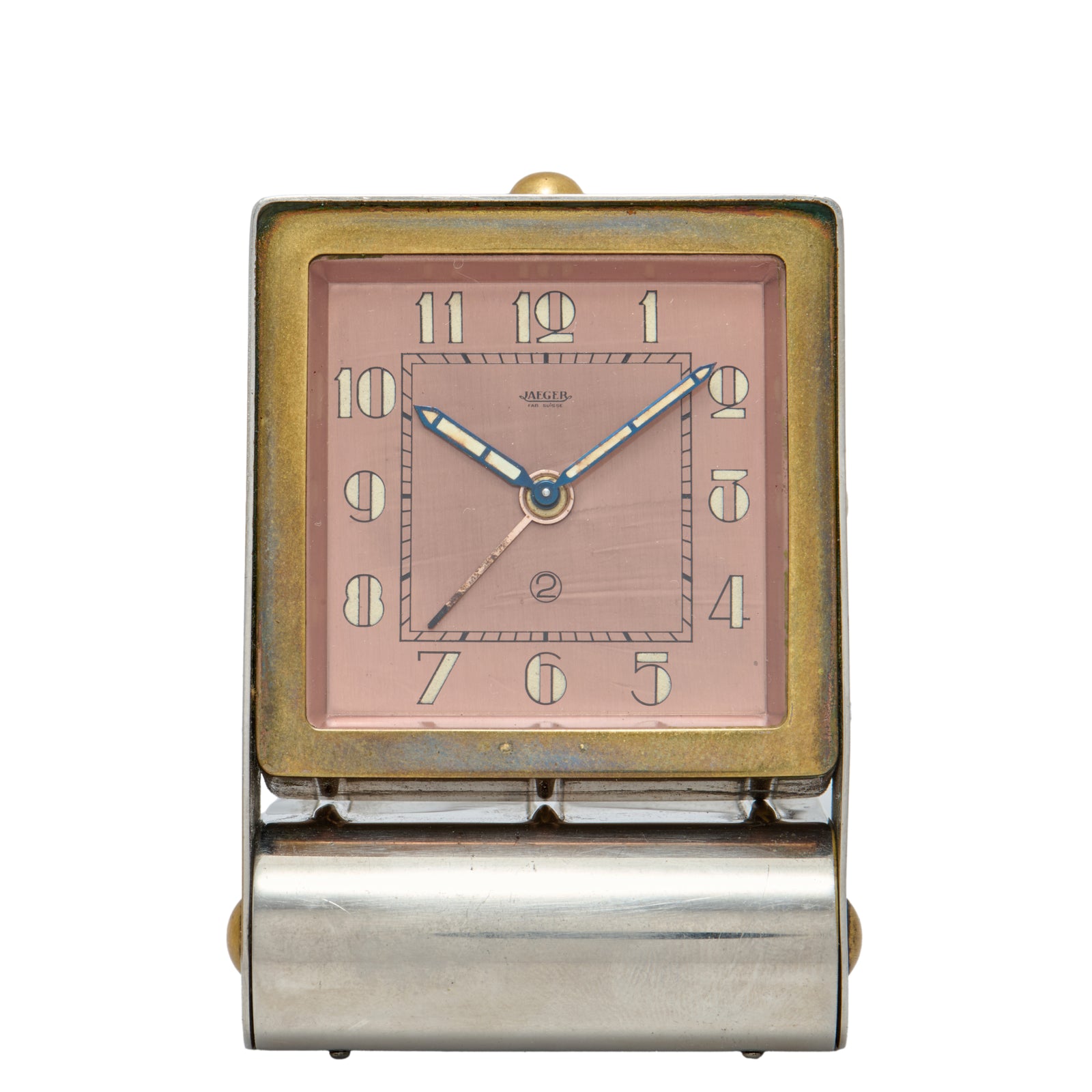 Jaeger-LeCoultre Travel Alarm Clock Brass