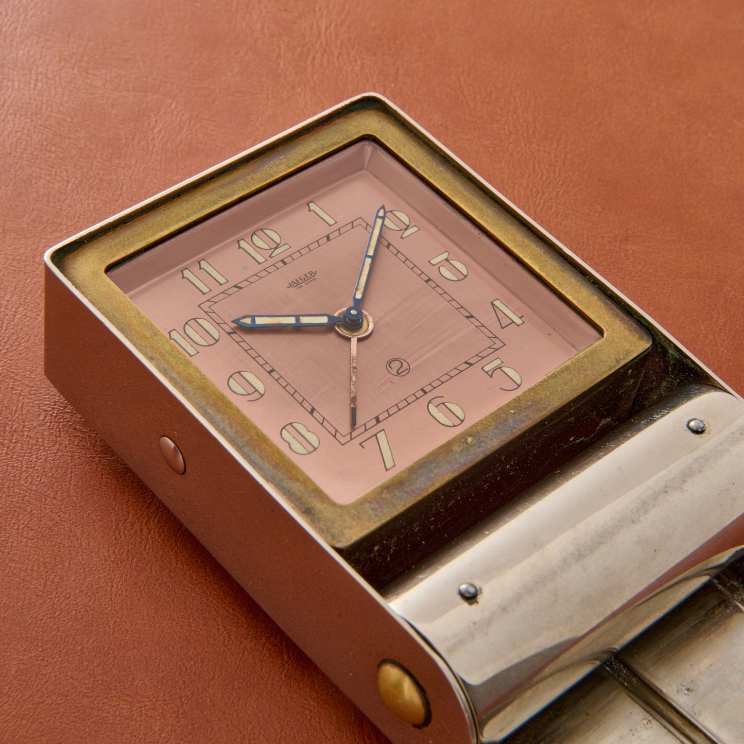 Jaeger-LeCoultre Travel Alarm Clock Brass