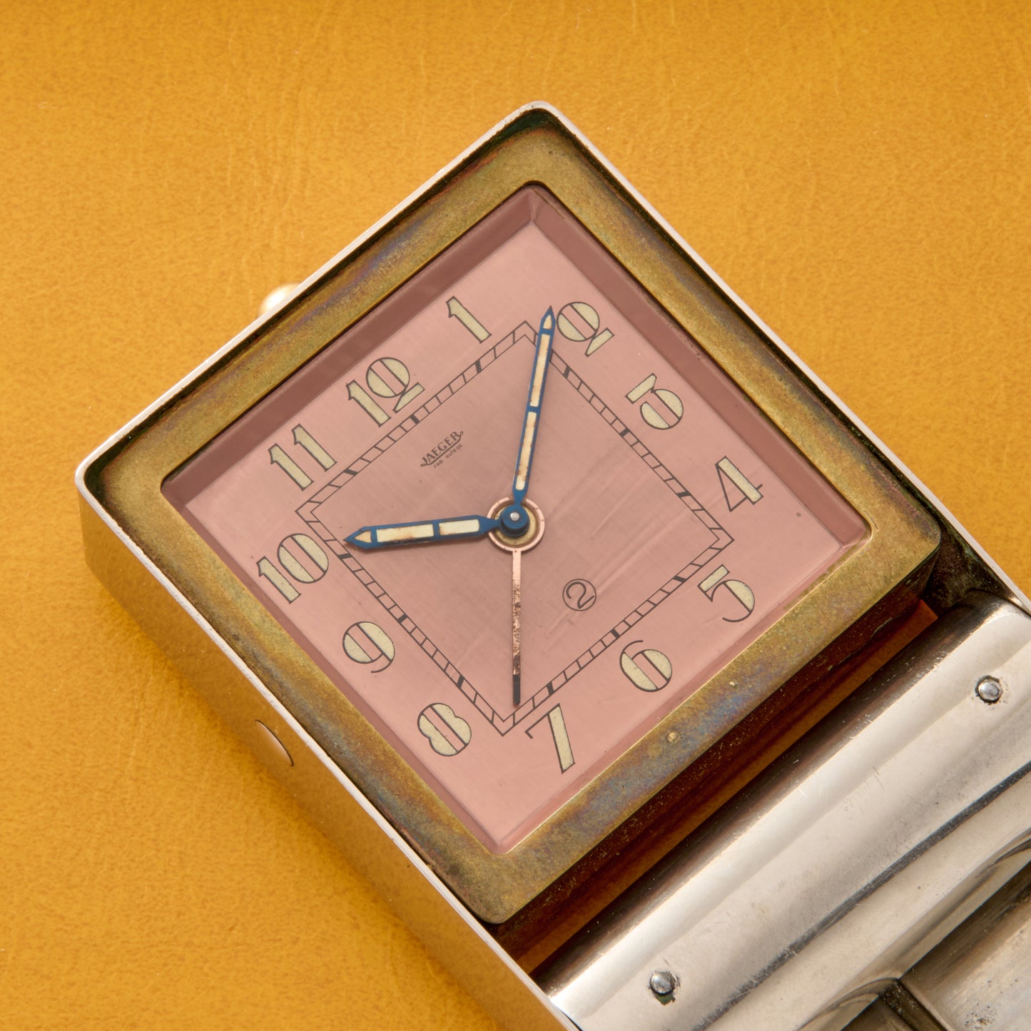 Jaeger-LeCoultre Travel Alarm Clock Brass