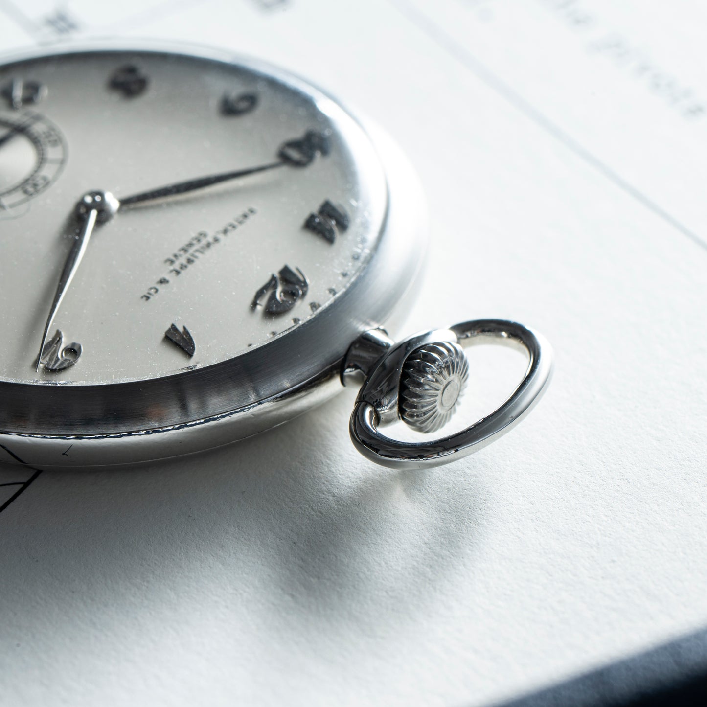 Patek Philippe Stainless Steel "Breguet" Pocket Watch