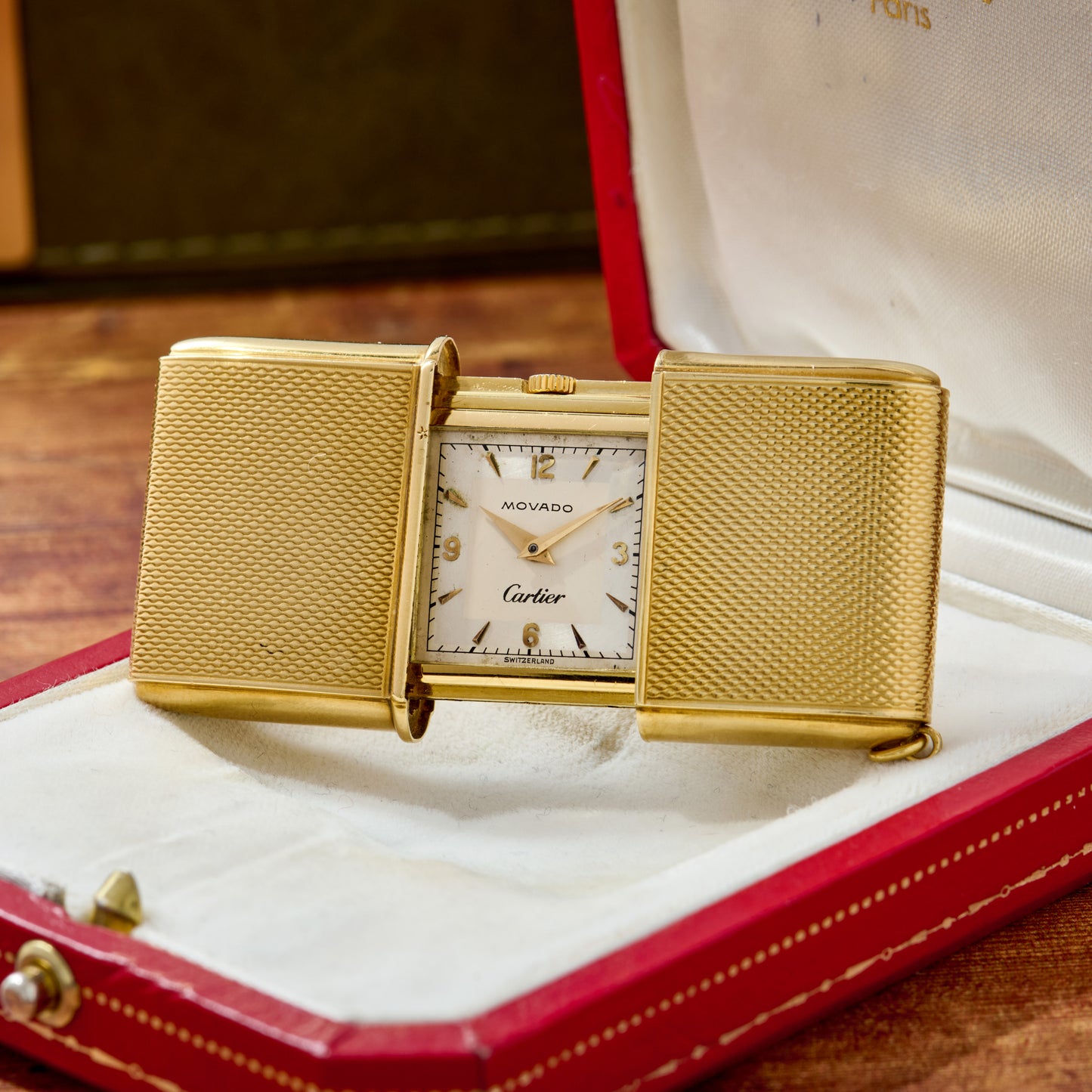 Movado Ermeto Travel Clock for Cartier