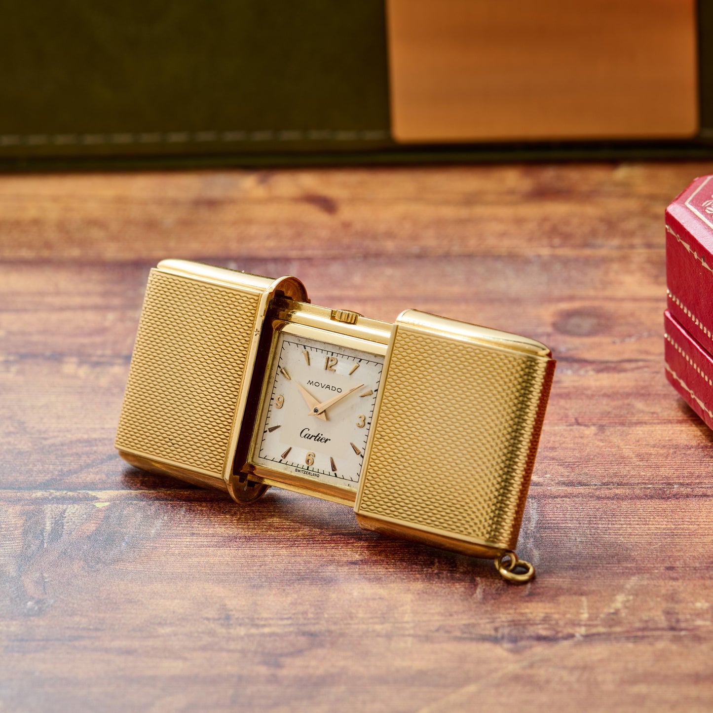 Movado Ermeto Travel Clock for Cartier