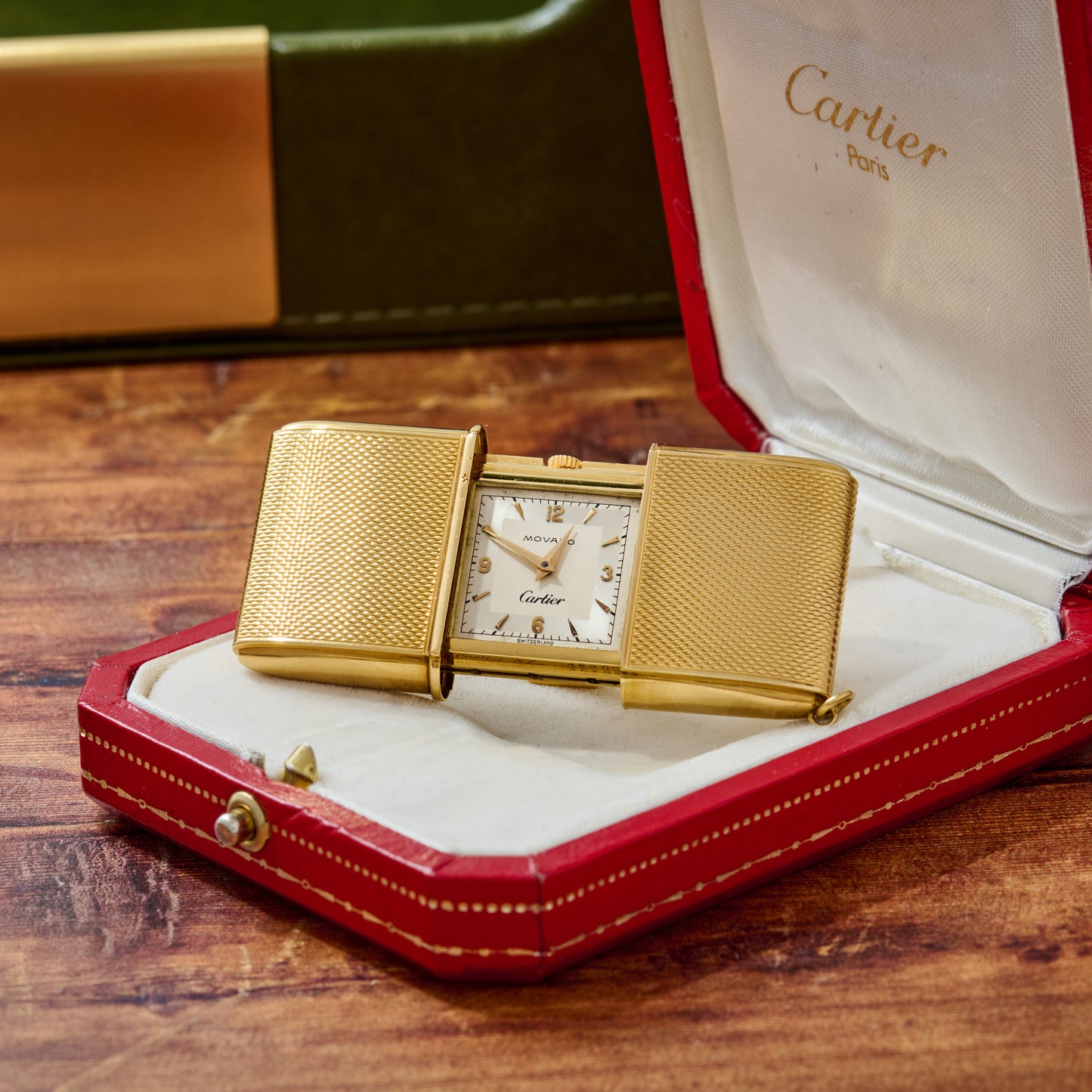 Movado Ermeto Travel Clock for Cartier