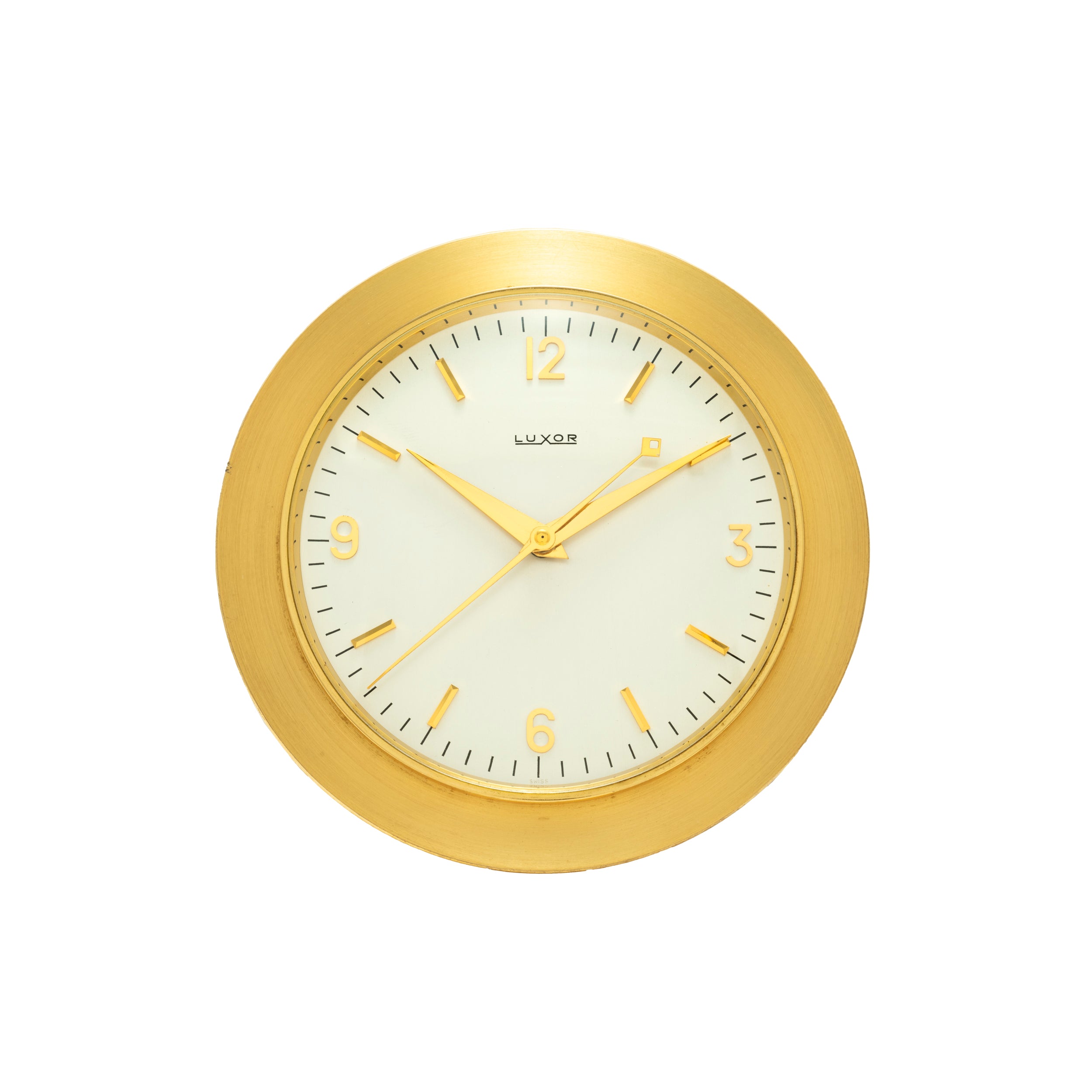 Luxor Gilt Brass Desk Clock – Analog:Shift