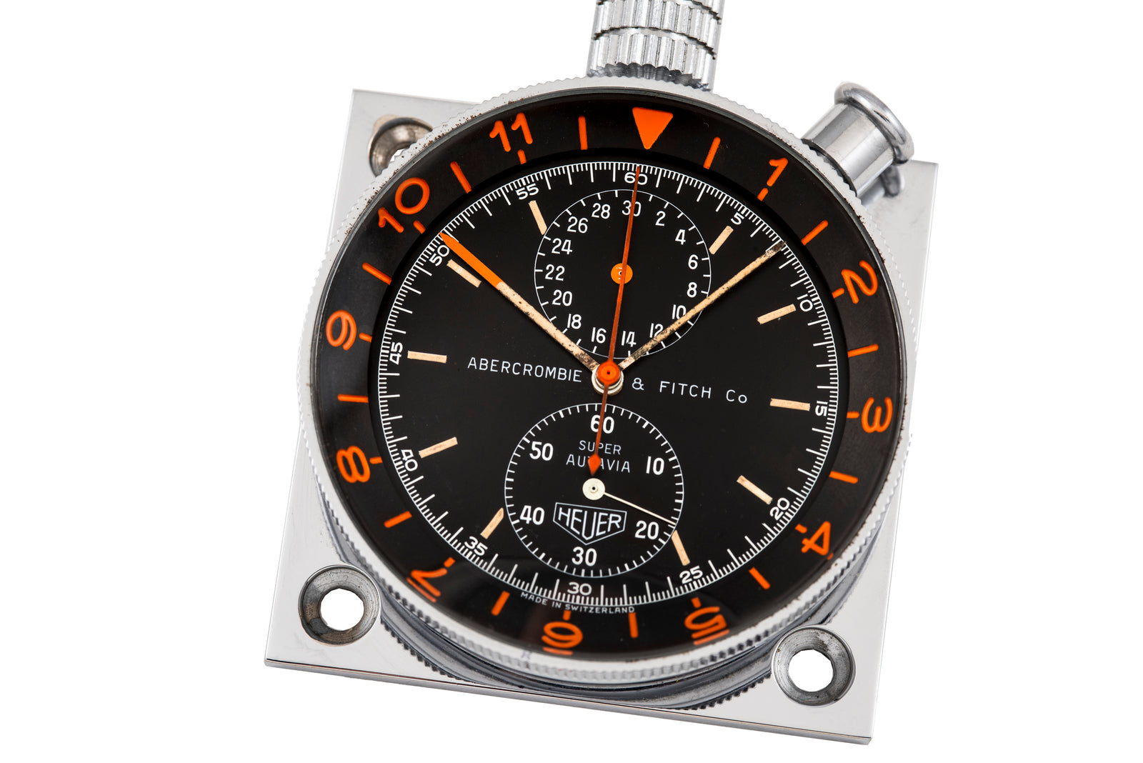 Heuer Super Autavia Mark I Dash Clock & Timer For Abercrombie & Fitch