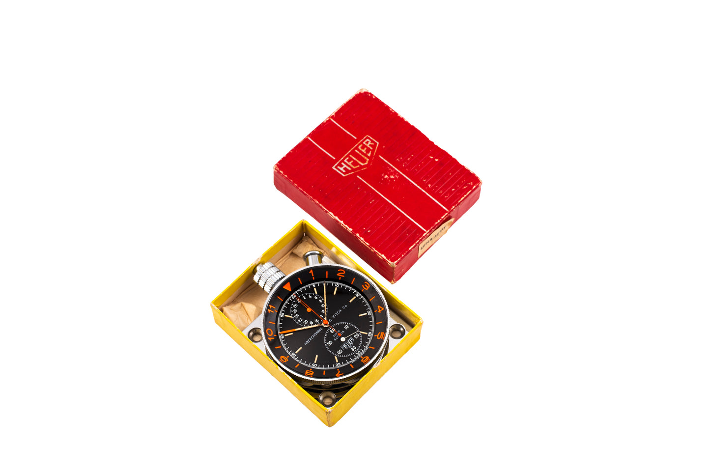 Heuer Super Autavia Mark I Dash Clock & Timer For Abercrombie & Fitch