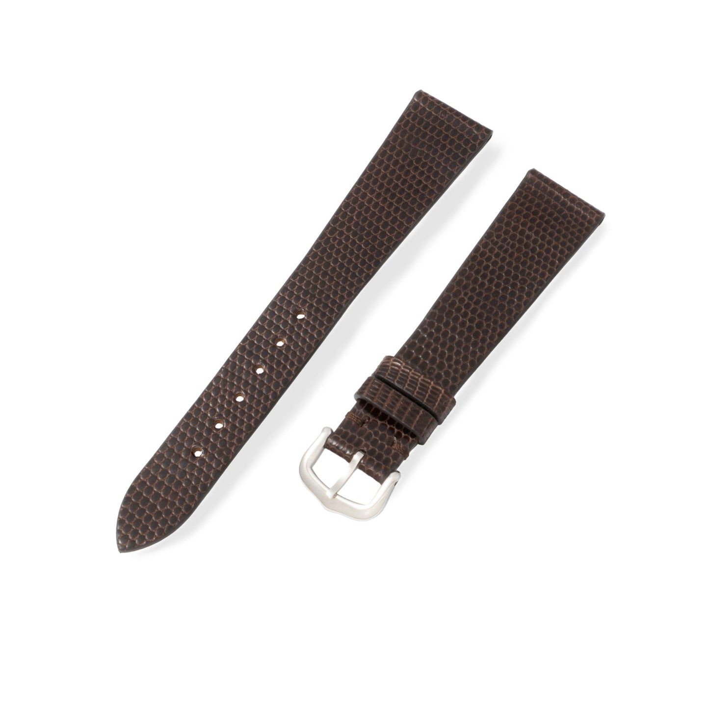 Gloss Brown Lizard Exotic Leather Strap