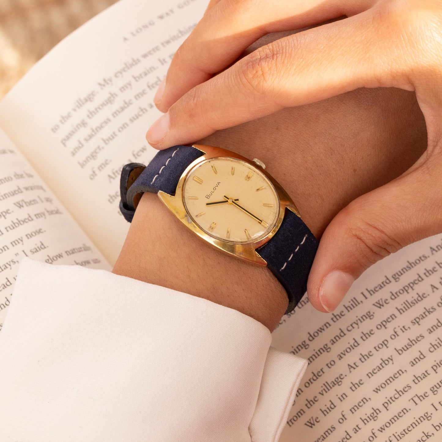 Annapolis Blue Suede Strap