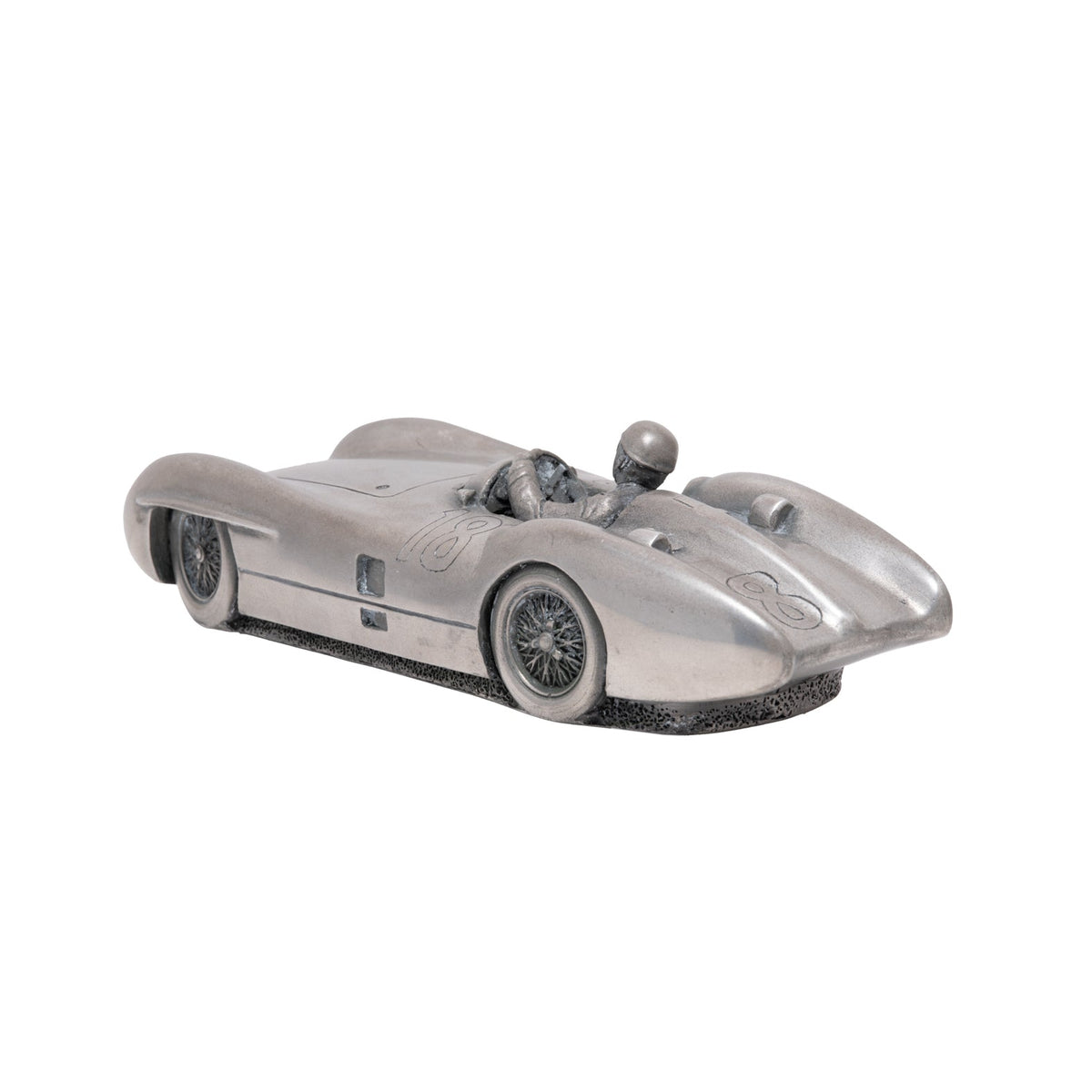 Mercedes Benz 300 SLR  Pewter Sculpture