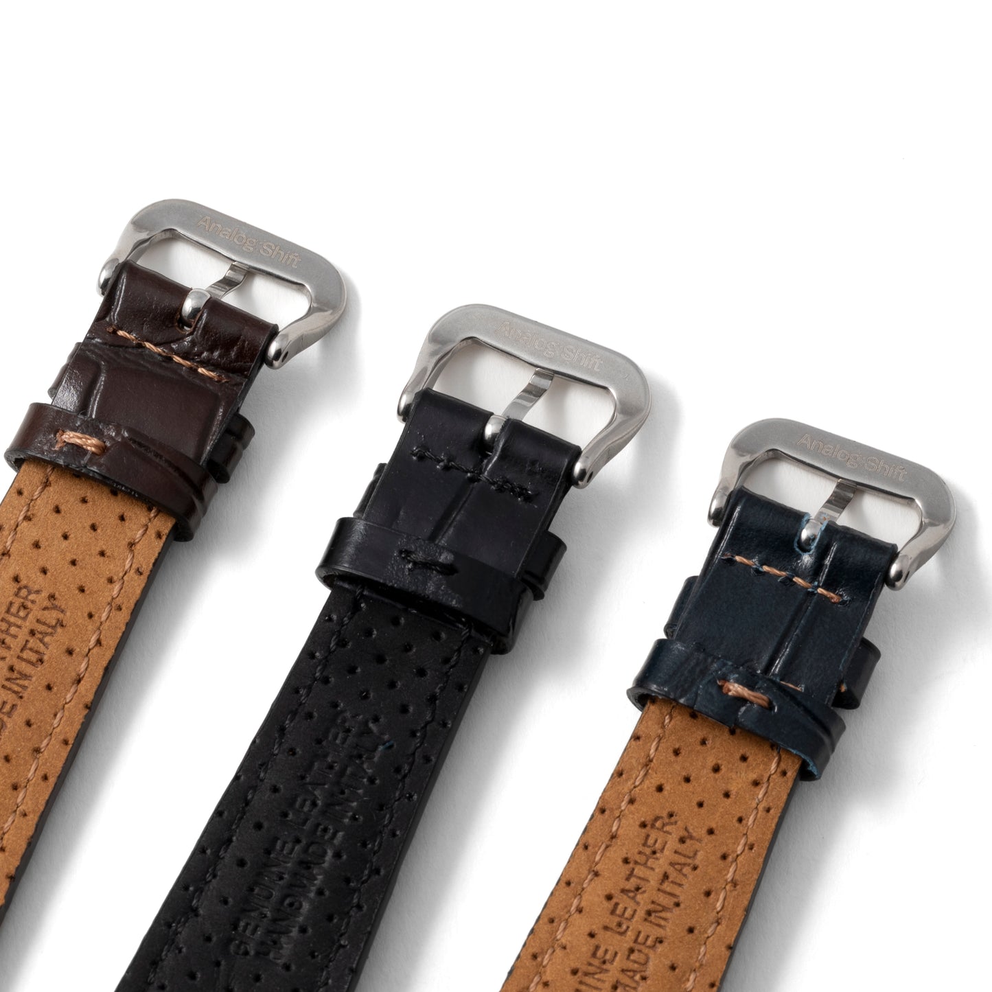 Dawn Blue Executive Leather Strap