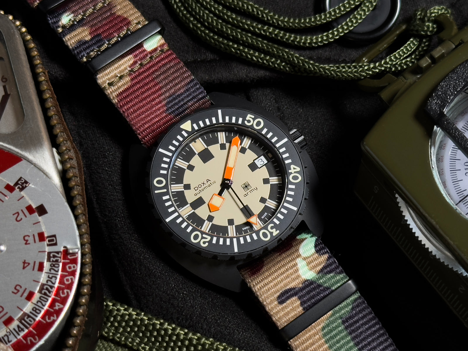 DOXA Army Watches Of Switzerland Edition