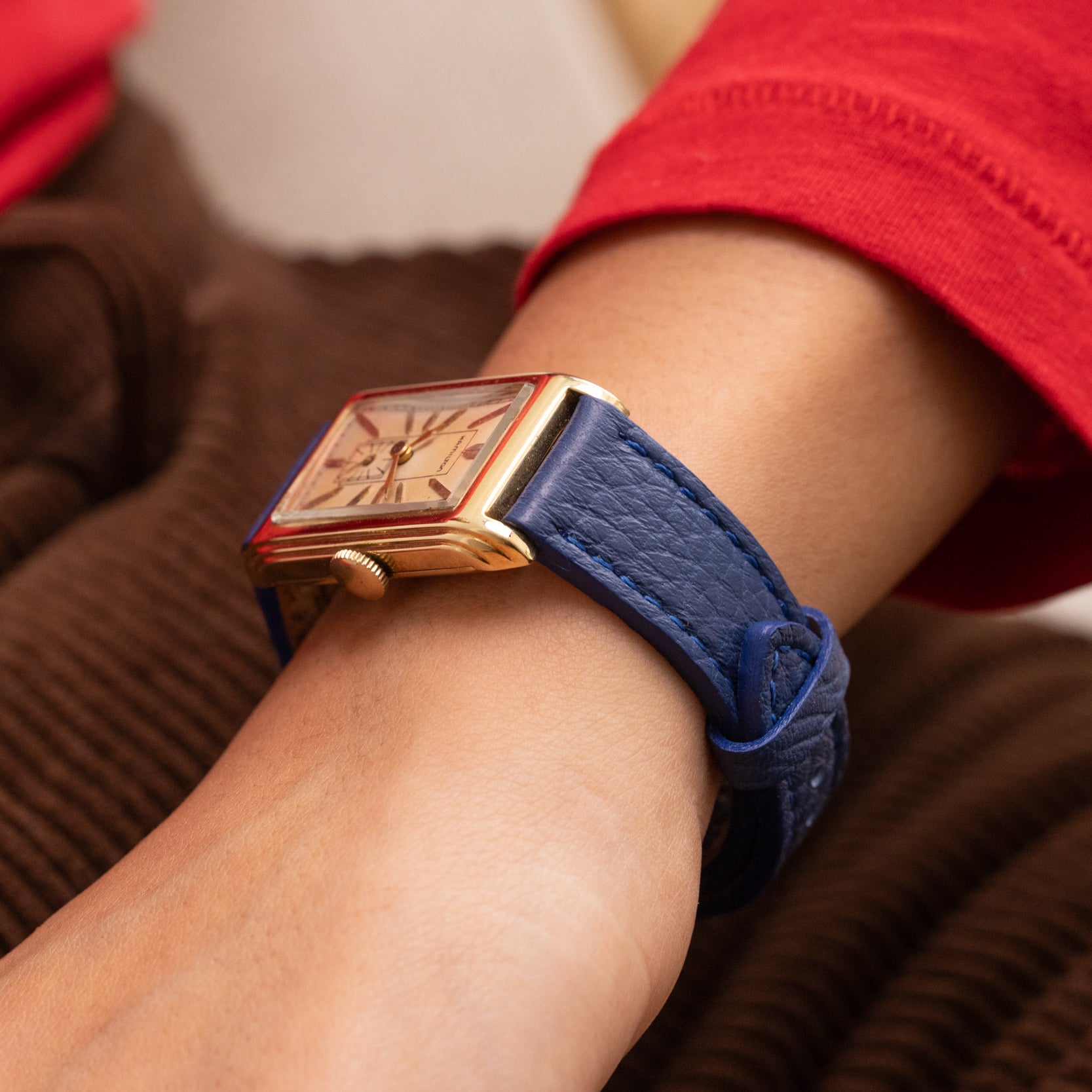Magellan Blue Cervo Strap – Analog:Shift