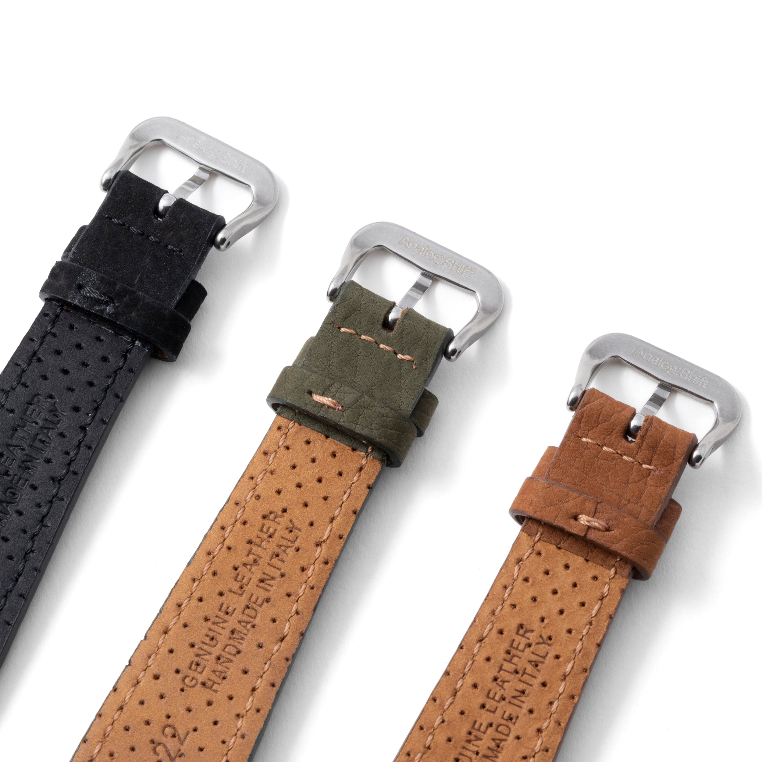 DeVille Black Matte Calf Strap – Analog:Shift