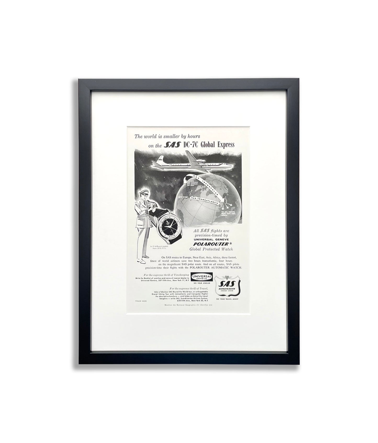 Universal Genève Polarouter 'SAS DC-7C Global Express' – Analog:Shift