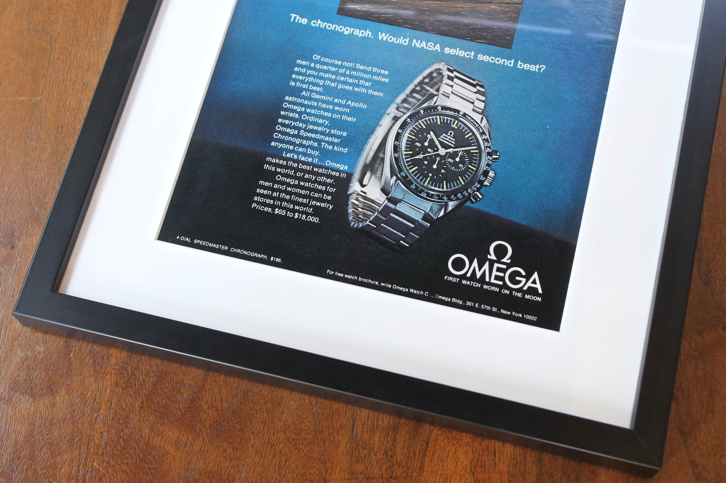 Omega Speedmaster Professional 'Would NASA Select Second Best?'