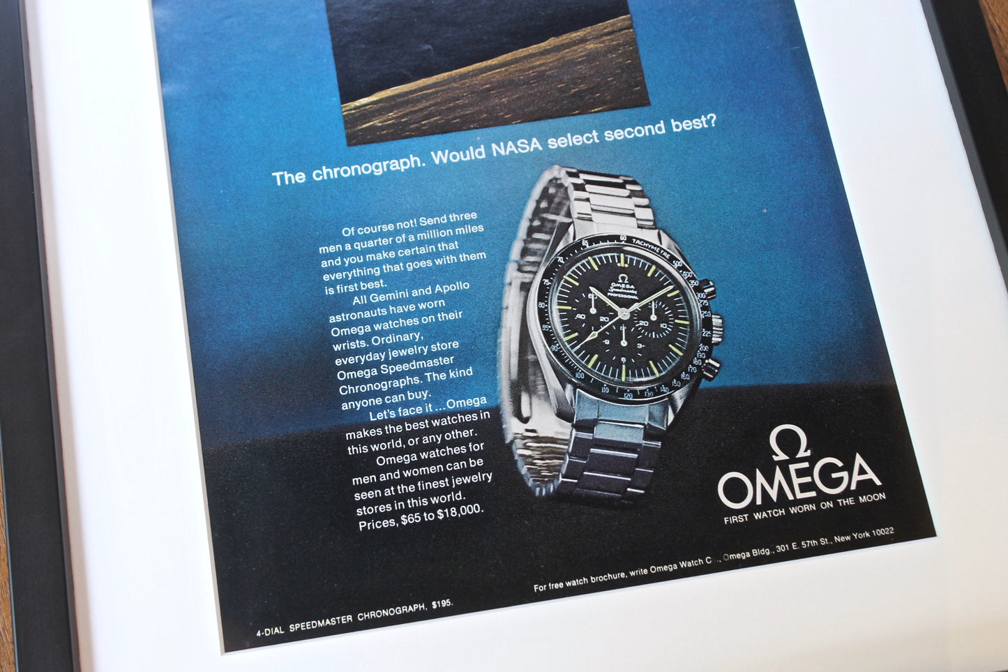 Omega Speedmaster Professional 'Would NASA Select Second Best?'