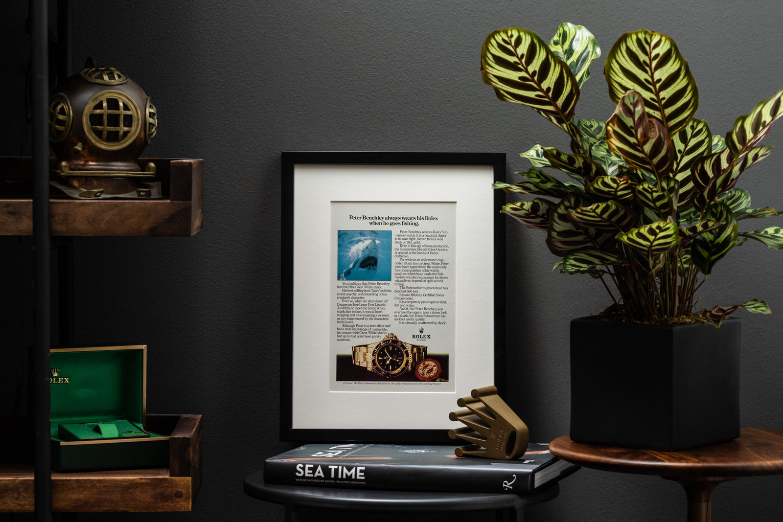 Rolex Gold Submariner 'Peter Benchley Always Wears His Rolex'