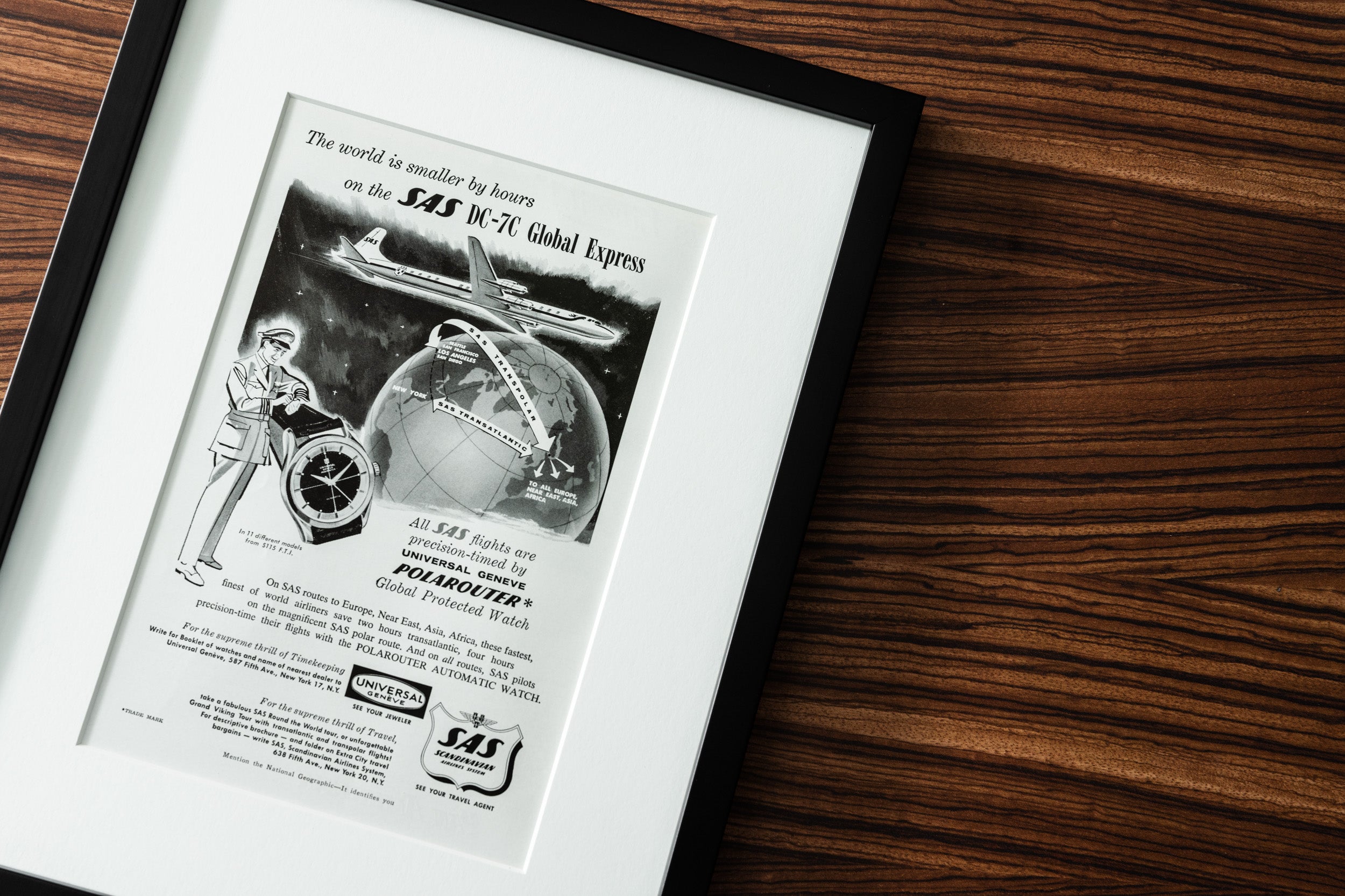 Universal Genève Polarouter 'SAS DC-7C Global Express' – Analog:Shift