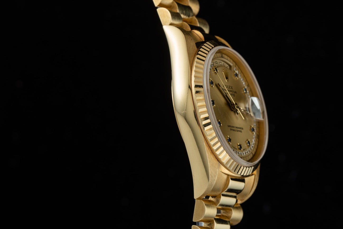 Rolex Day-Date Diamond String Dial