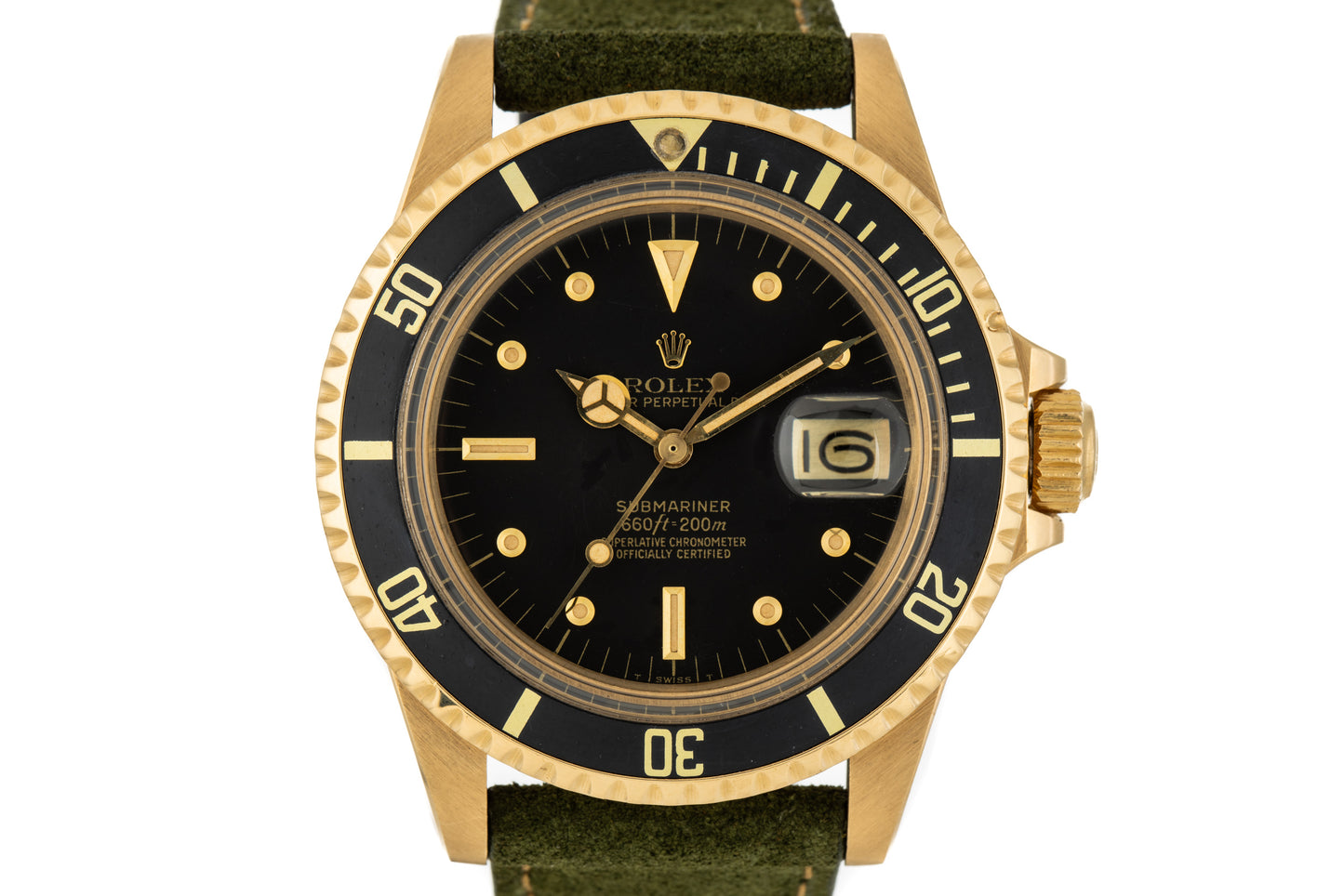 Rolex Submariner Date 18k Yellow Gold