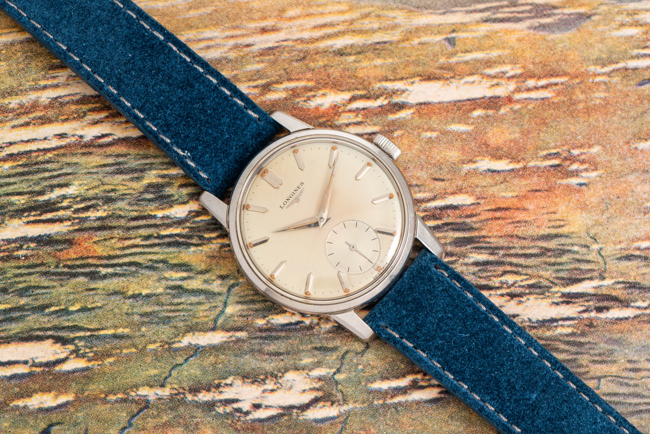 silver dress watch Omega Gent's Oversized Dress Watch Analog:Shift