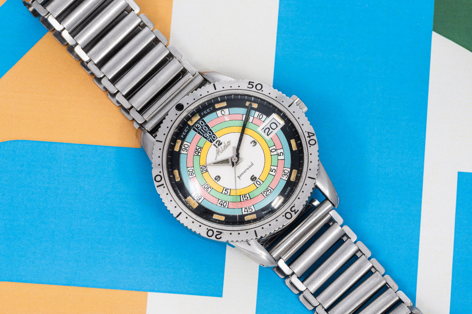 Mido Powerwind Oceanstar 'Rainbow Diver'