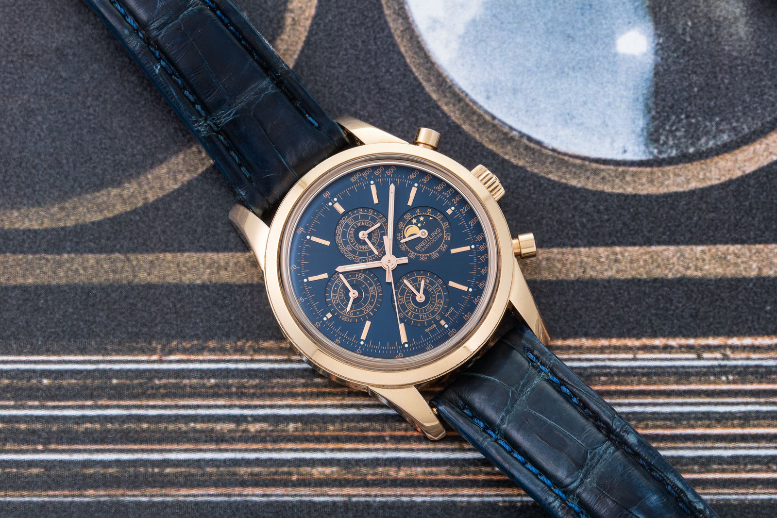 Breitling Transocean Quantieme Perpetual Calendar Chronograph