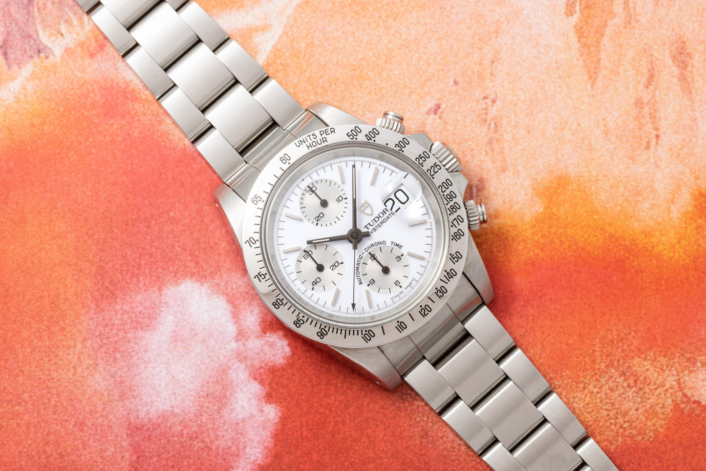 Tudor 'Big Block' Chronograph 'Silver Albino'
