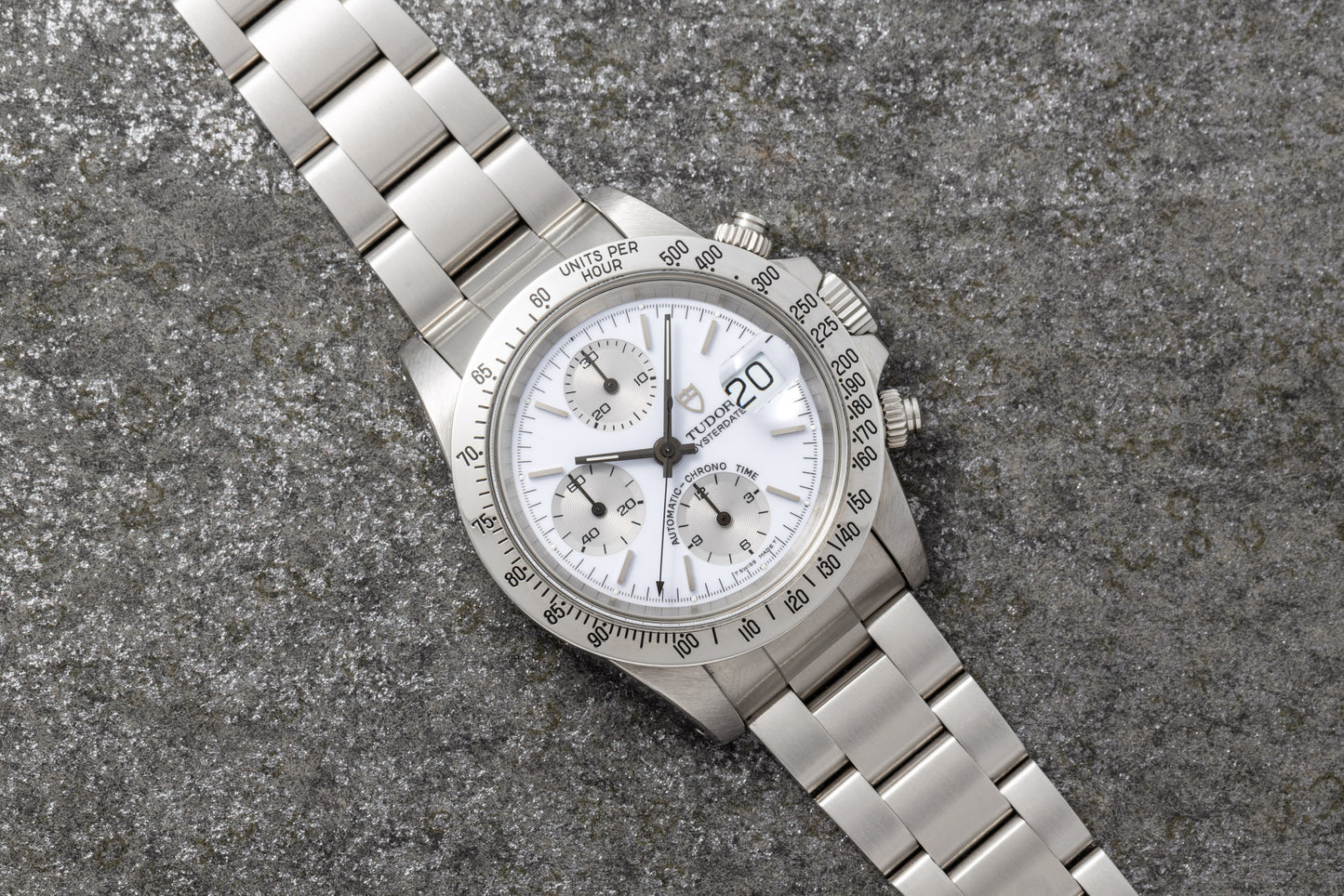 Tudor 'Big Block' Chronograph 'Silver Albino'