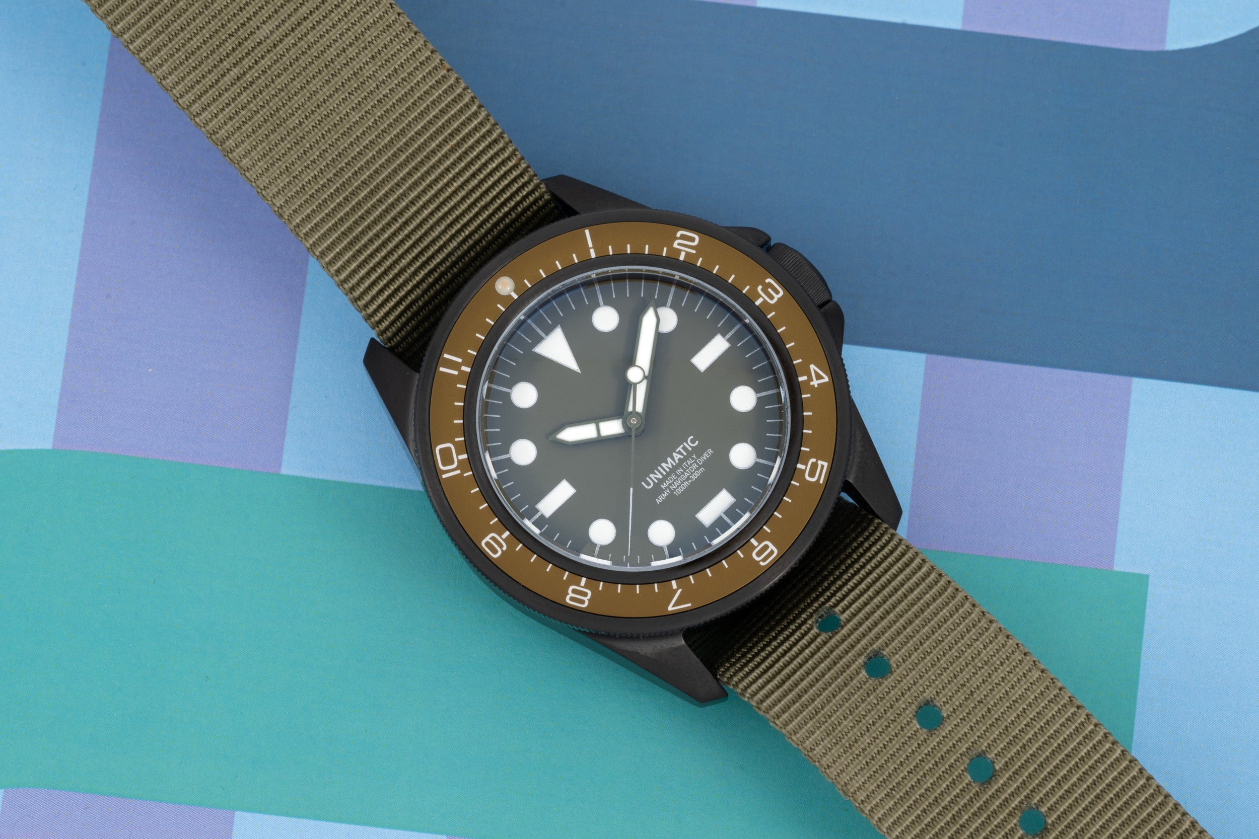Nylon Nato DLC Strap • UNIMATIC WATCHES – Limited edition watches
