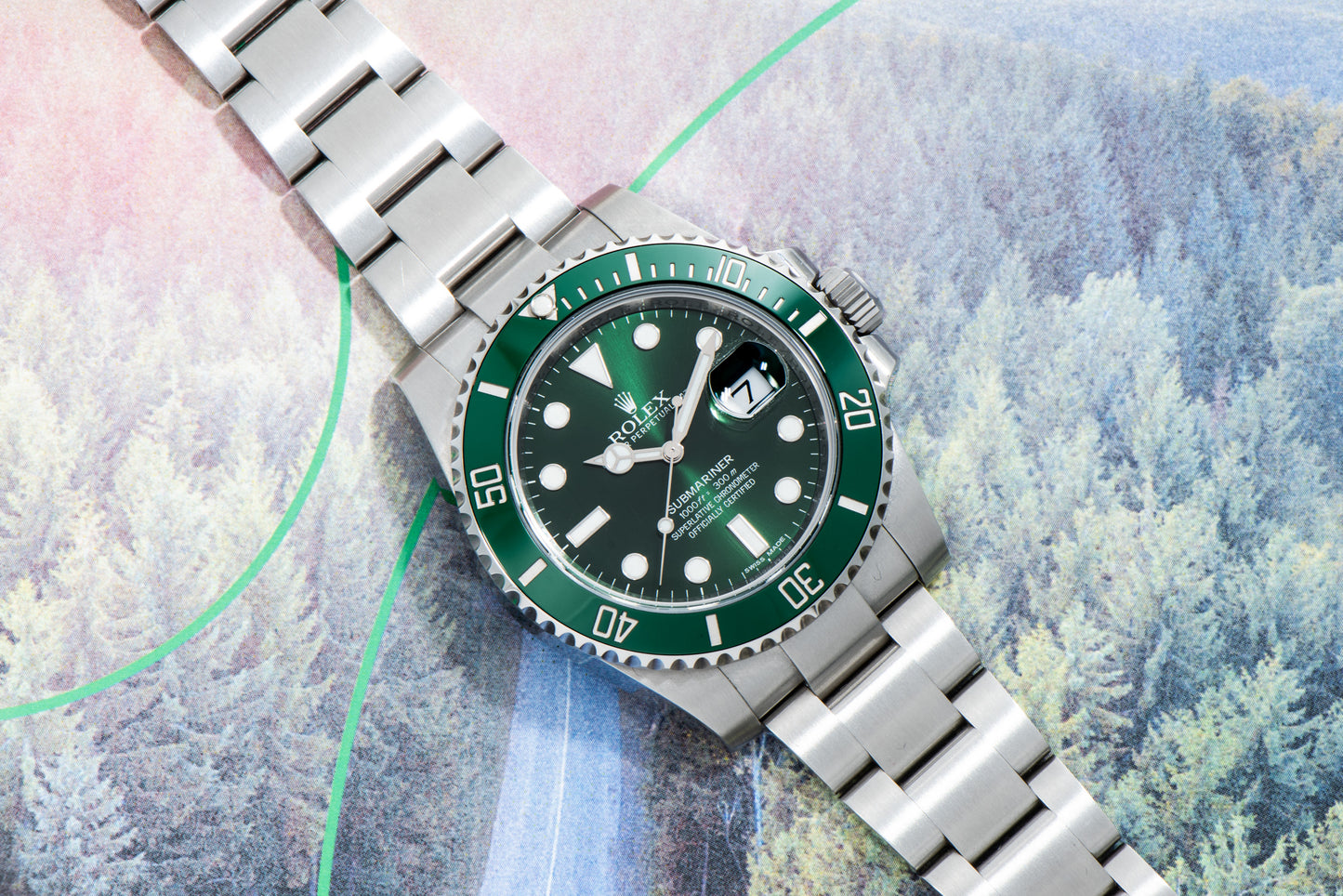 Rolex - Submariner Date 'Hulk' : 116610LV : SOLD OUT : green dial
