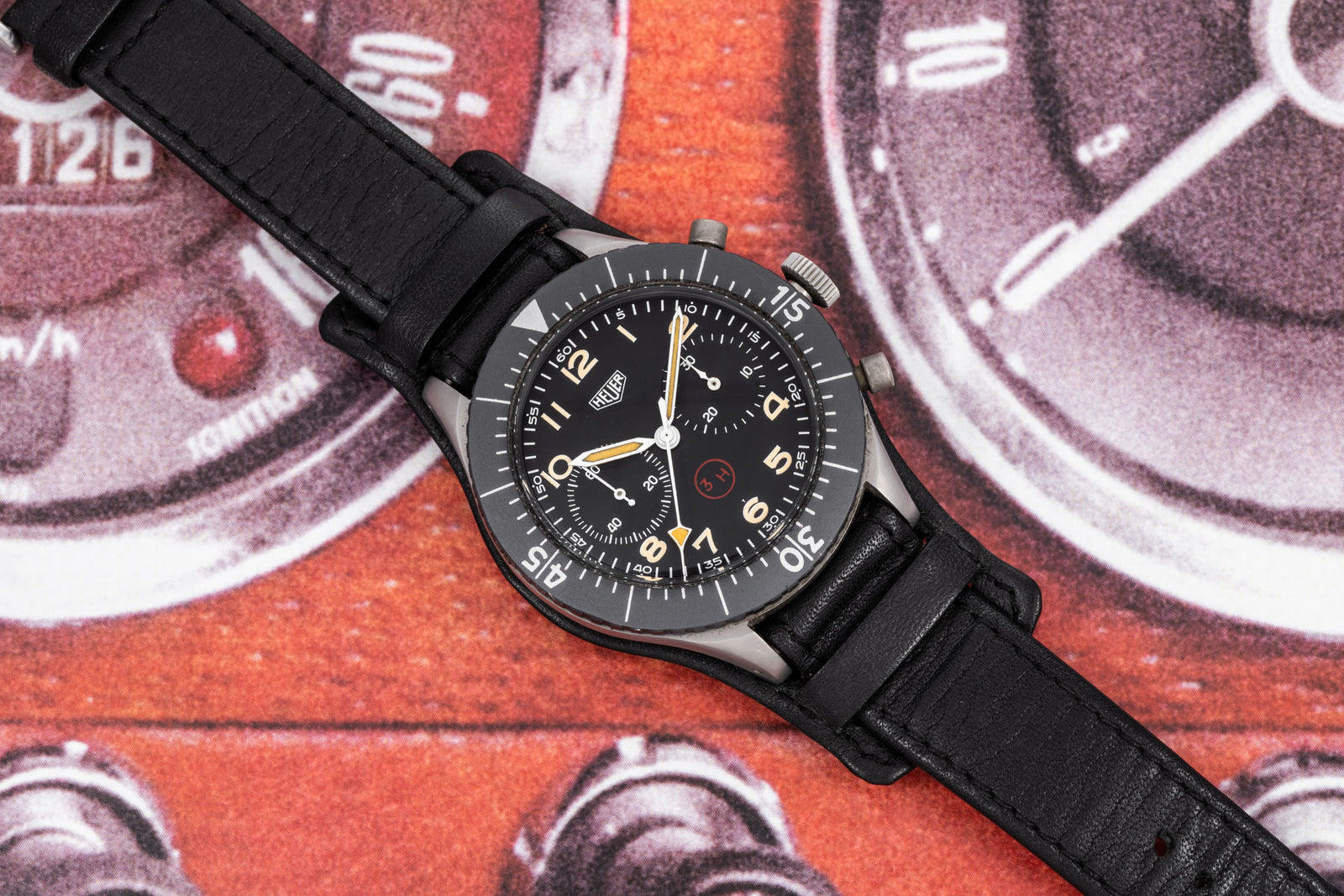 Heuer Bundeswehr 3H Flyback Chronograph