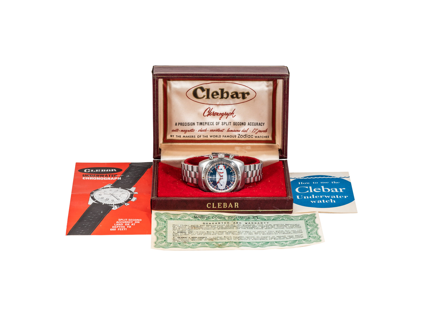 Clebar 'Exotic Surfboard' Dial Chronograph