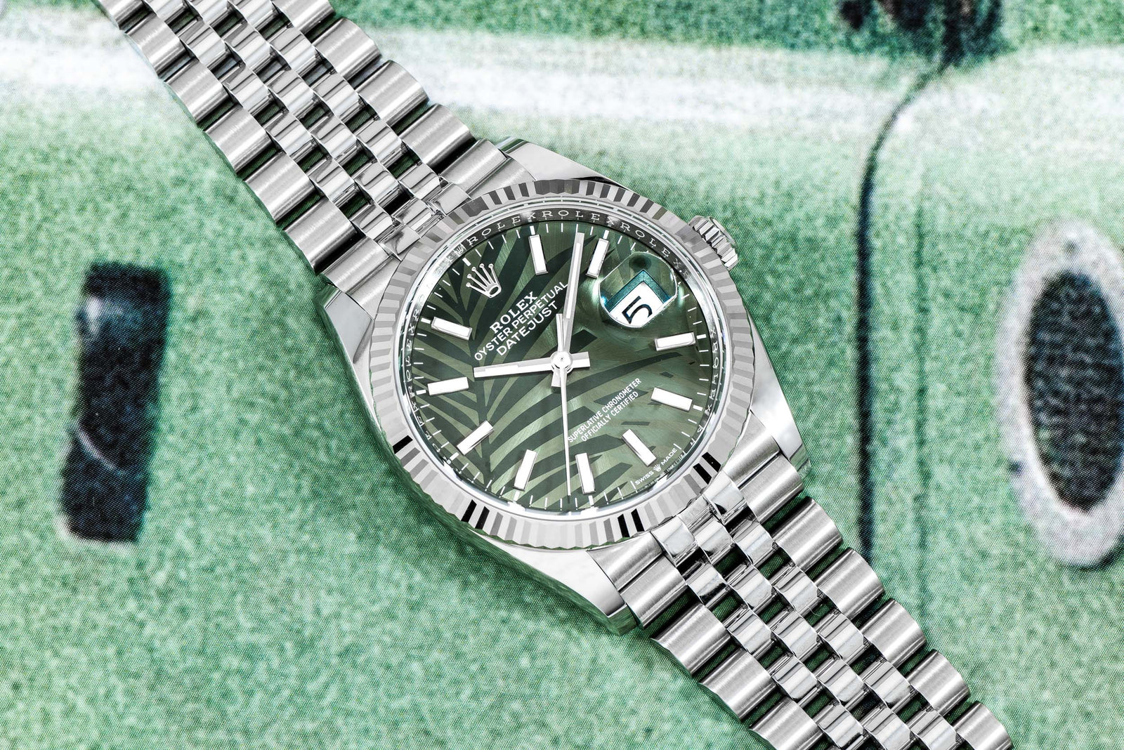 Rolex Datejust 'Palm' Dial