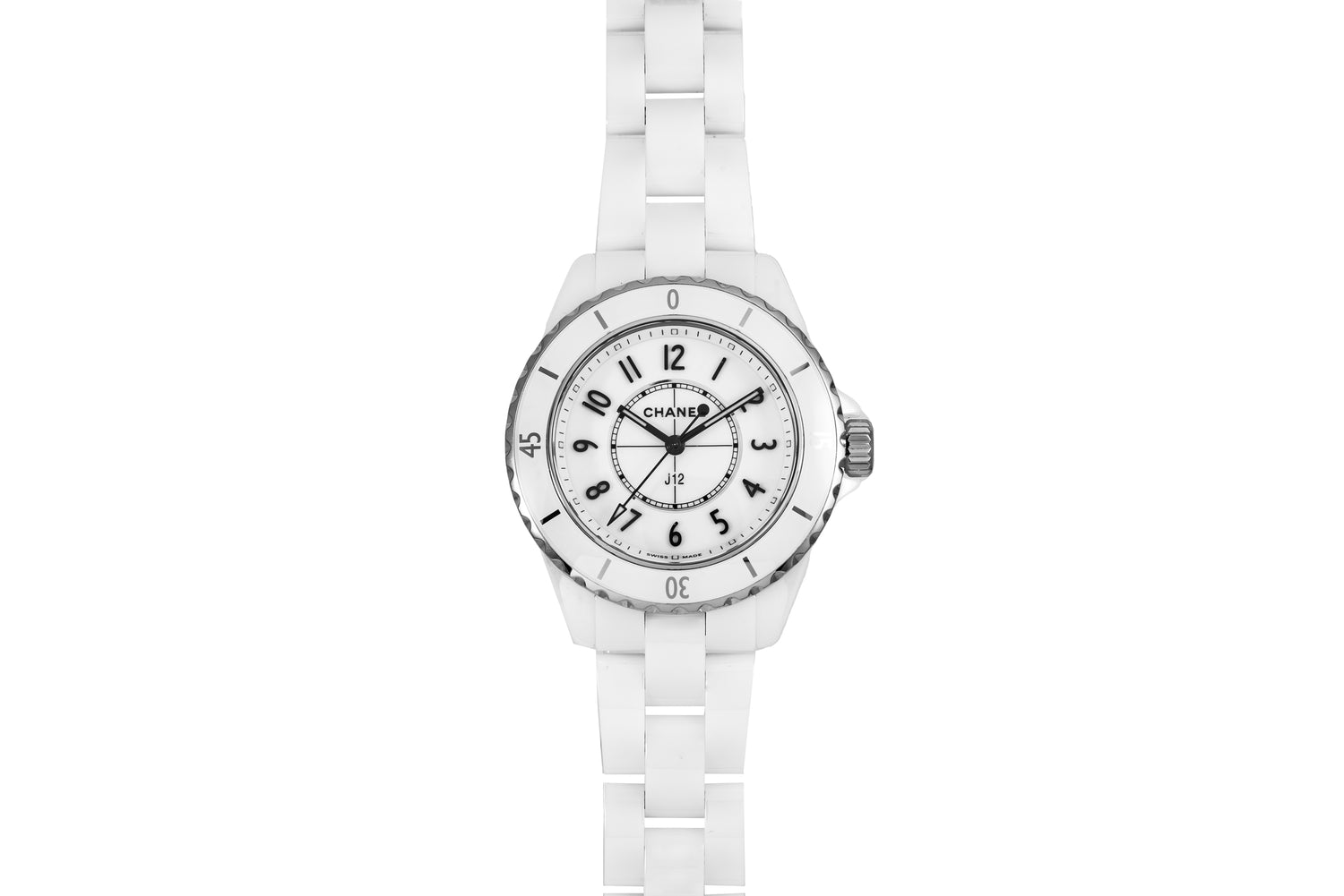 Chanel Black and White Timepiece Set Only Watch