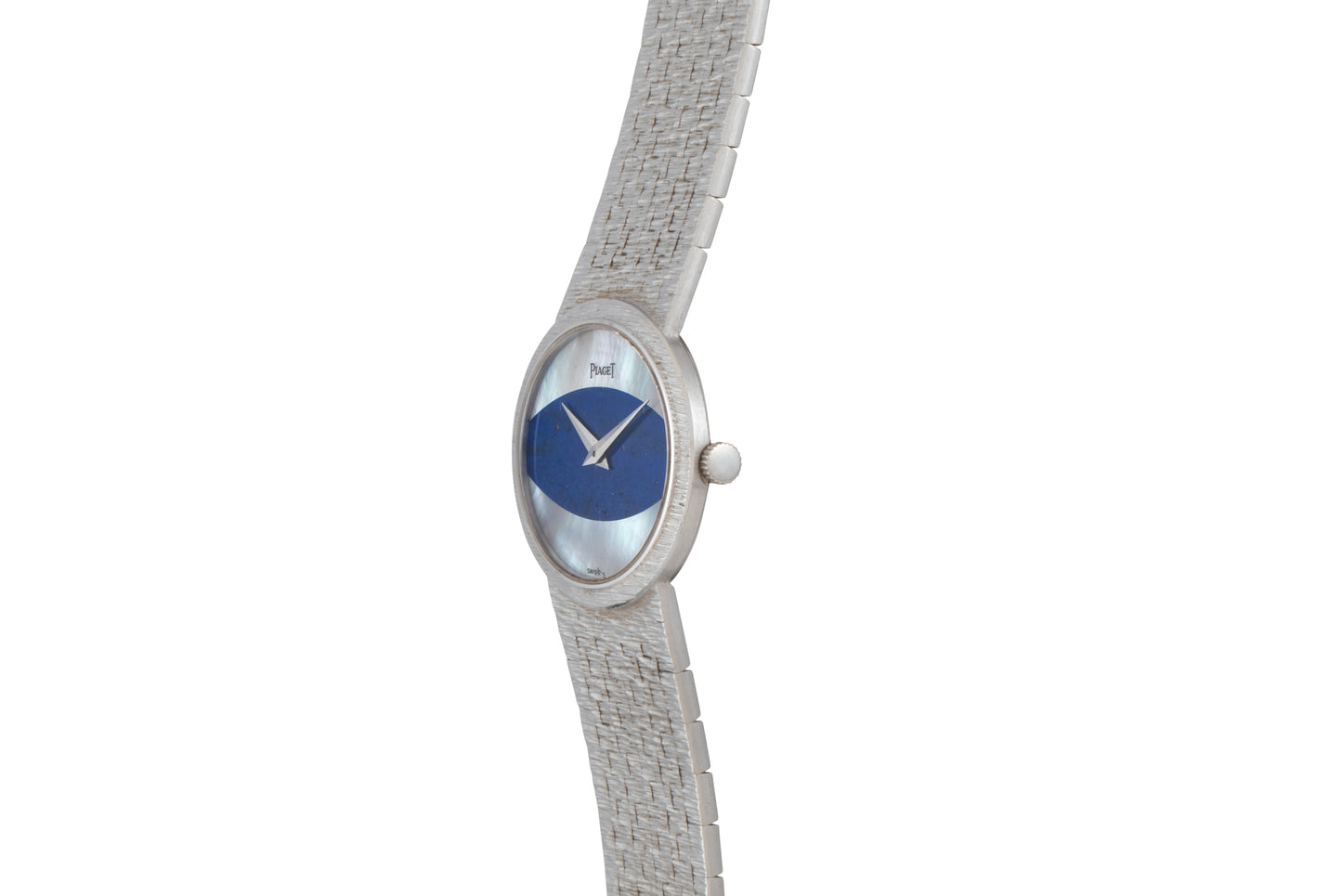 Piaget White Gold 'Mother Of Pearl & Lapis Lazuli' Dress Watch