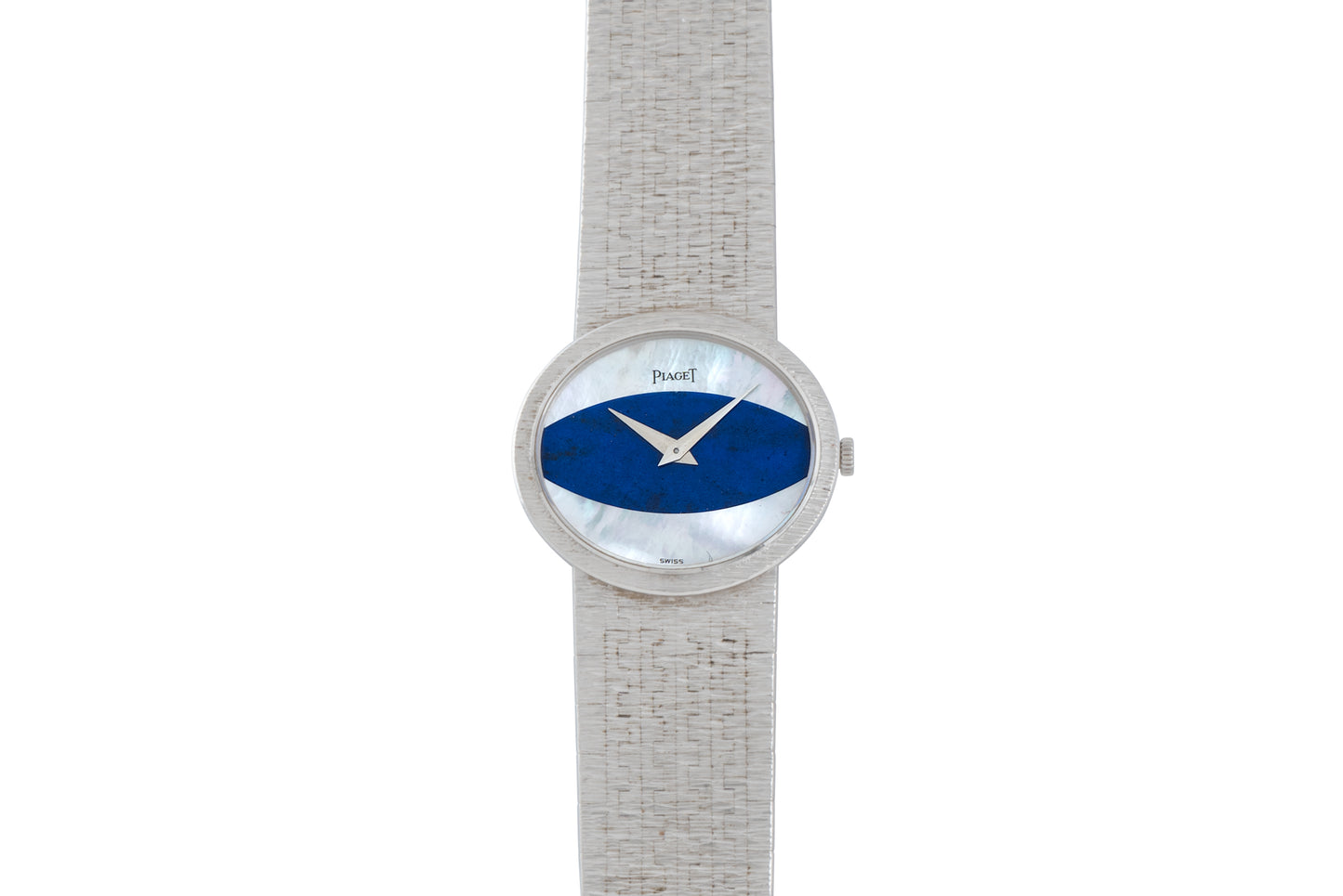 Piaget White Gold 'Mother Of Pearl & Lapis Lazuli' Dress Watch