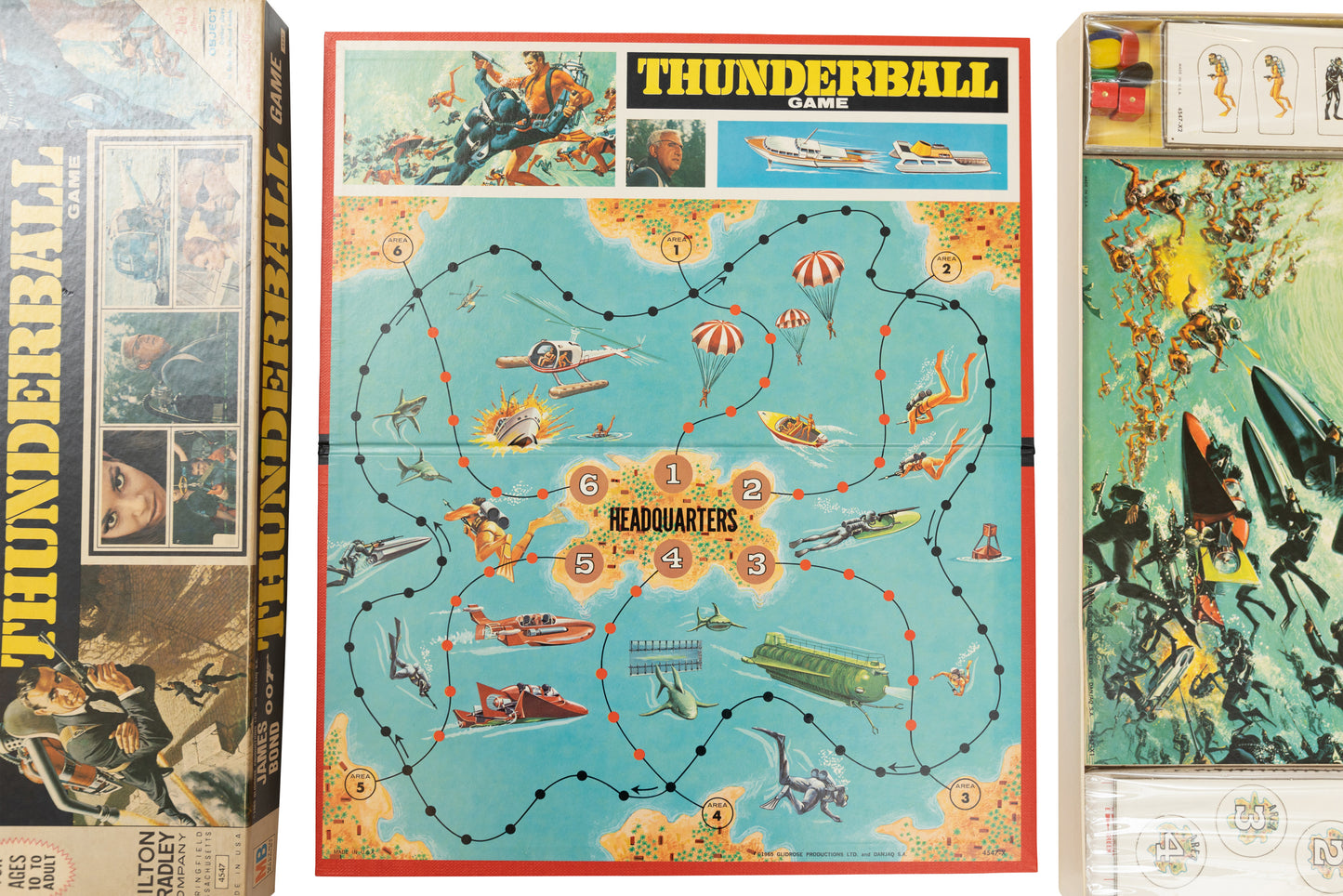 'Thunderball' Board Game from Milton Bradley