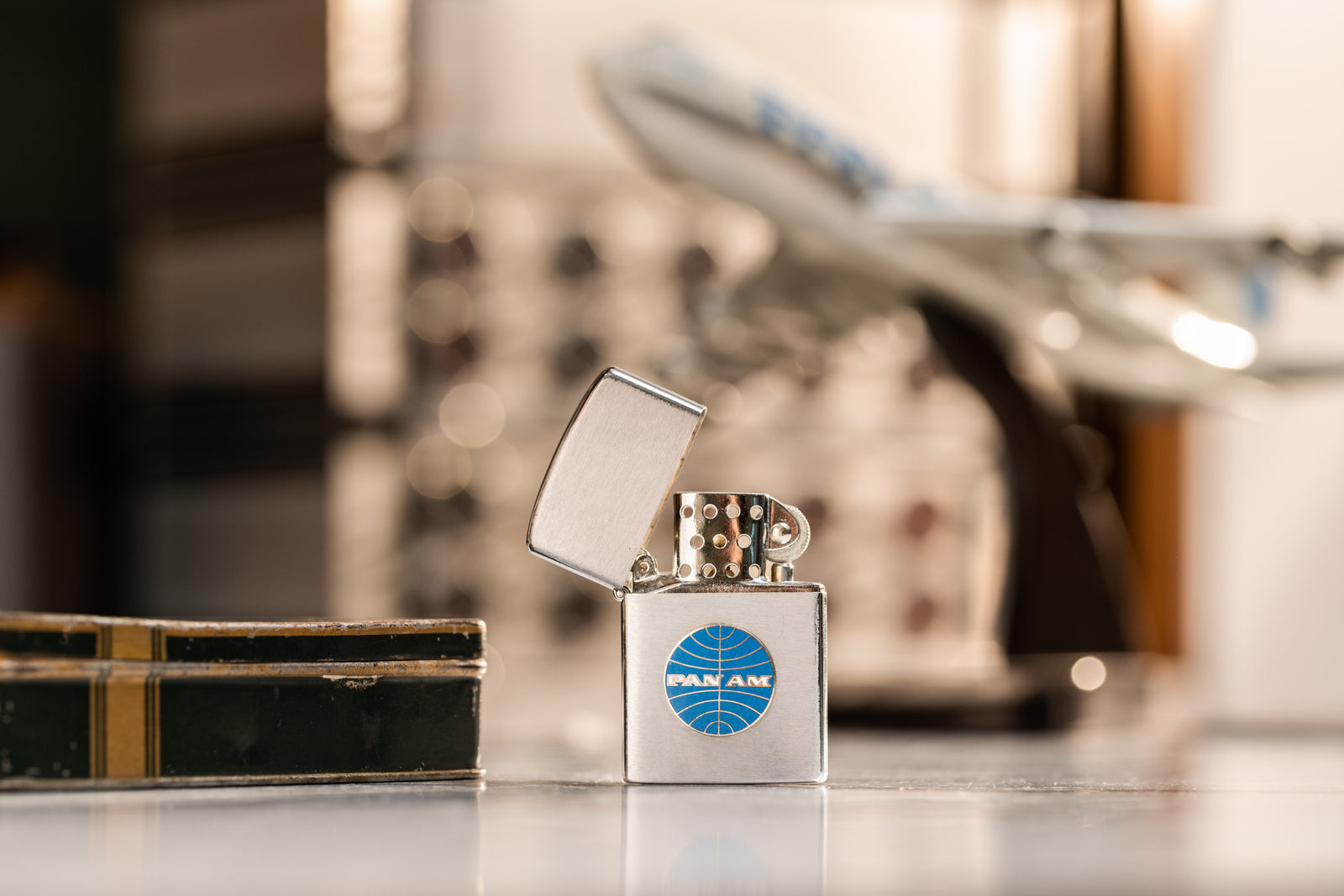 Windproof Lighter for Pan-Am by Penguin 'New Old Stock'