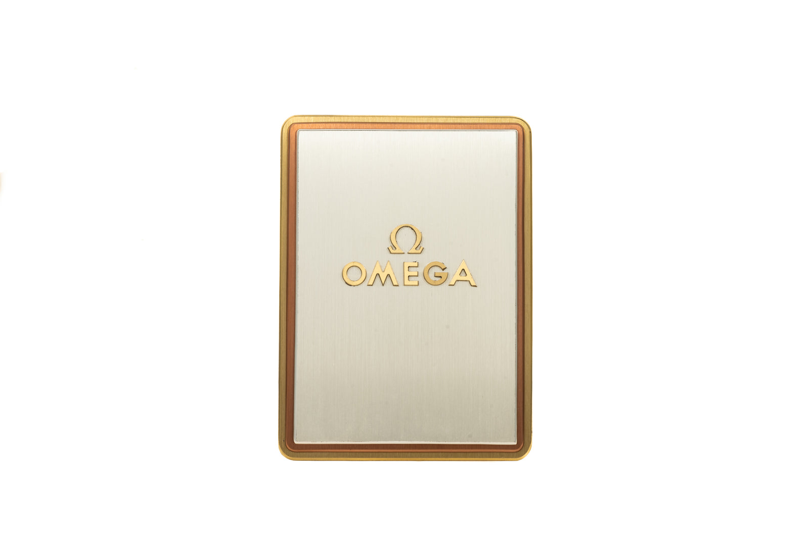 Omega Brass Display Plaque