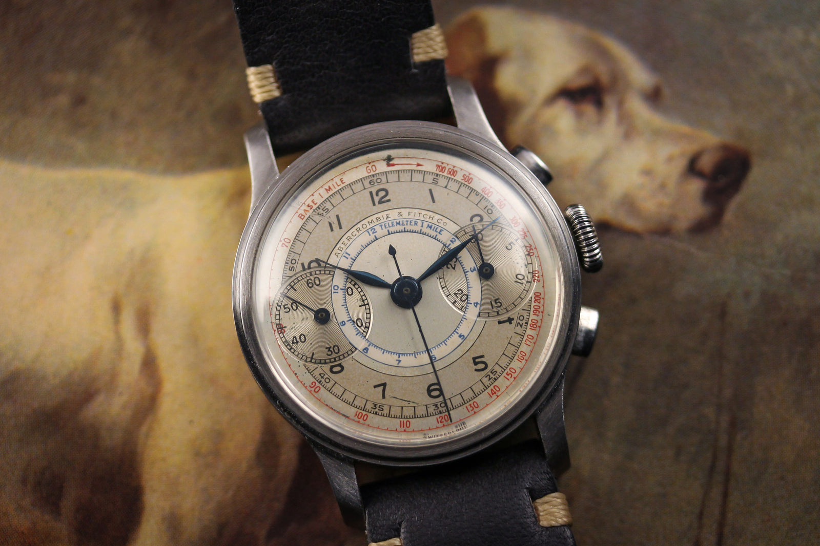 Abercrombie & Fitch Chronograph Steel - 1940s