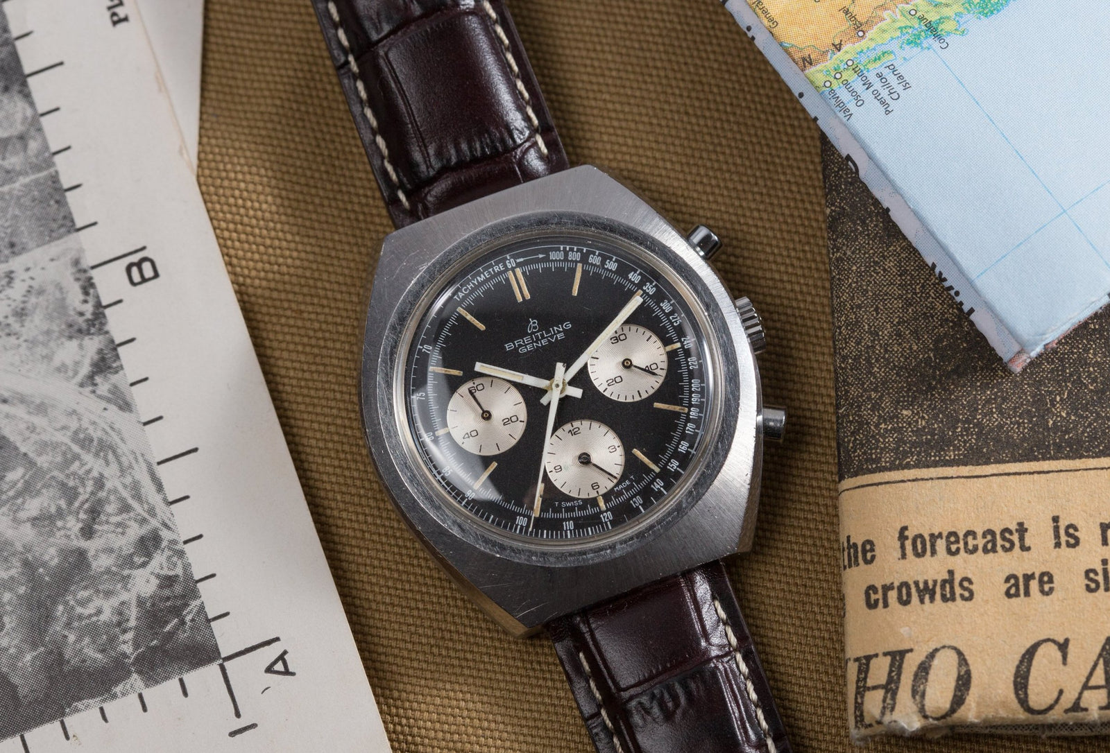 Breitling Triple Register Chronograph