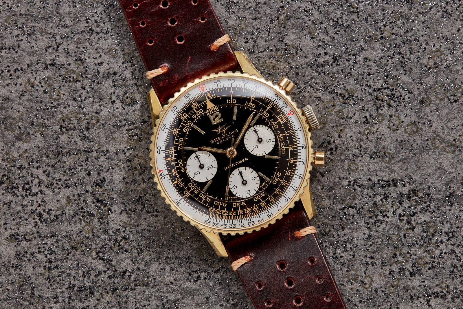 Breitling Navitimer Gold Plate