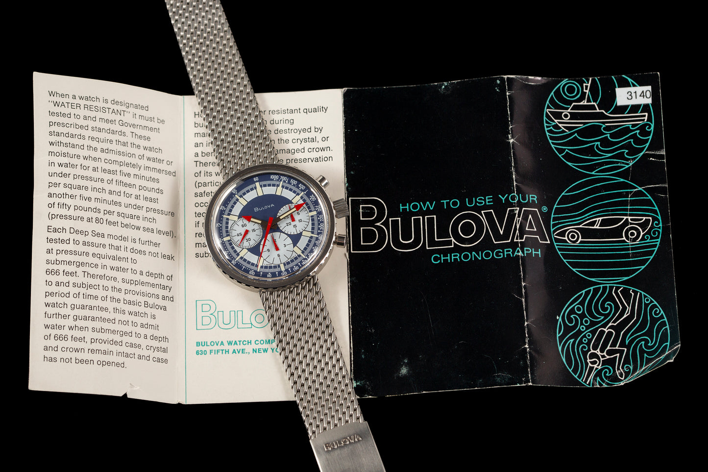 Bulova 'Stars and Stripes' Chronograph C