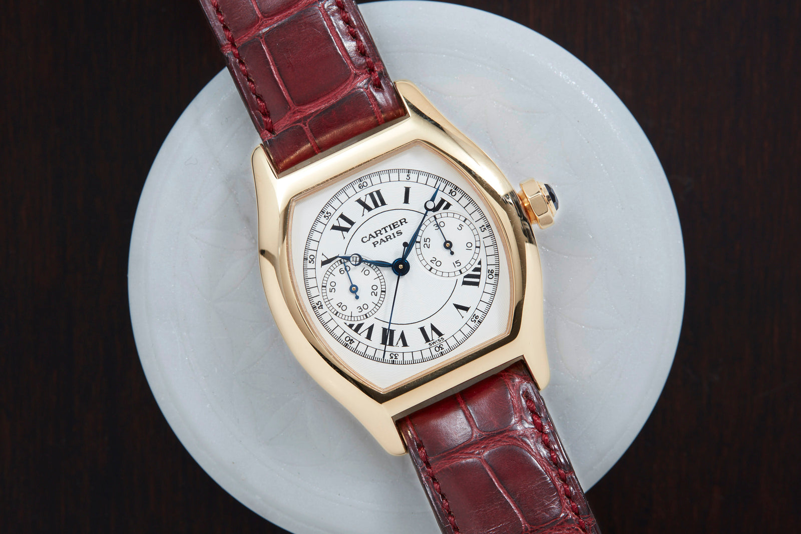Cartier Tortue Monopusher Chronograph