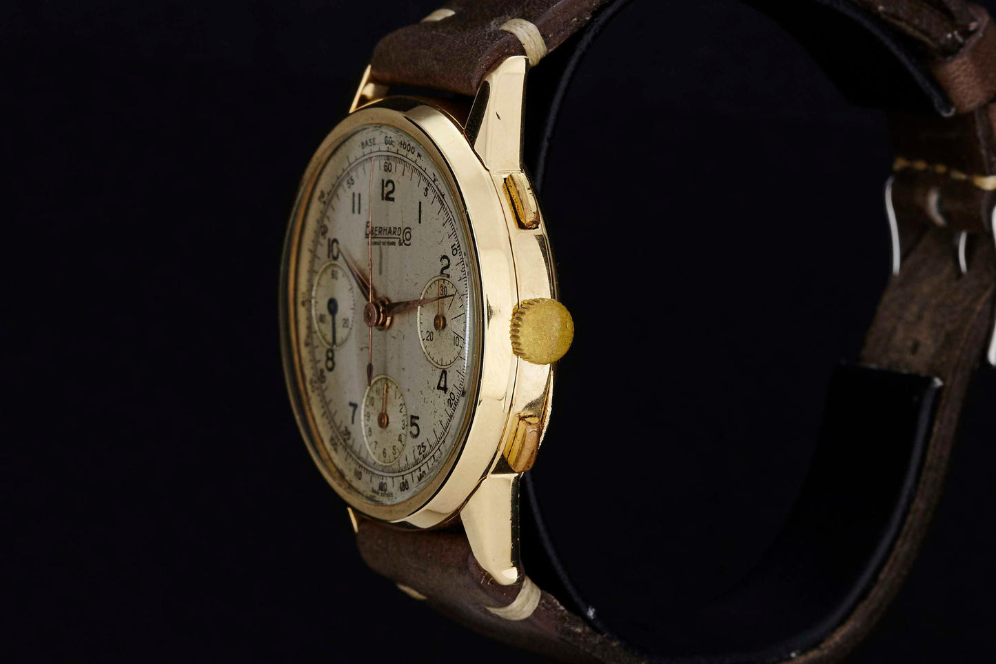 Eberhard 18K Monopusher Chronograph