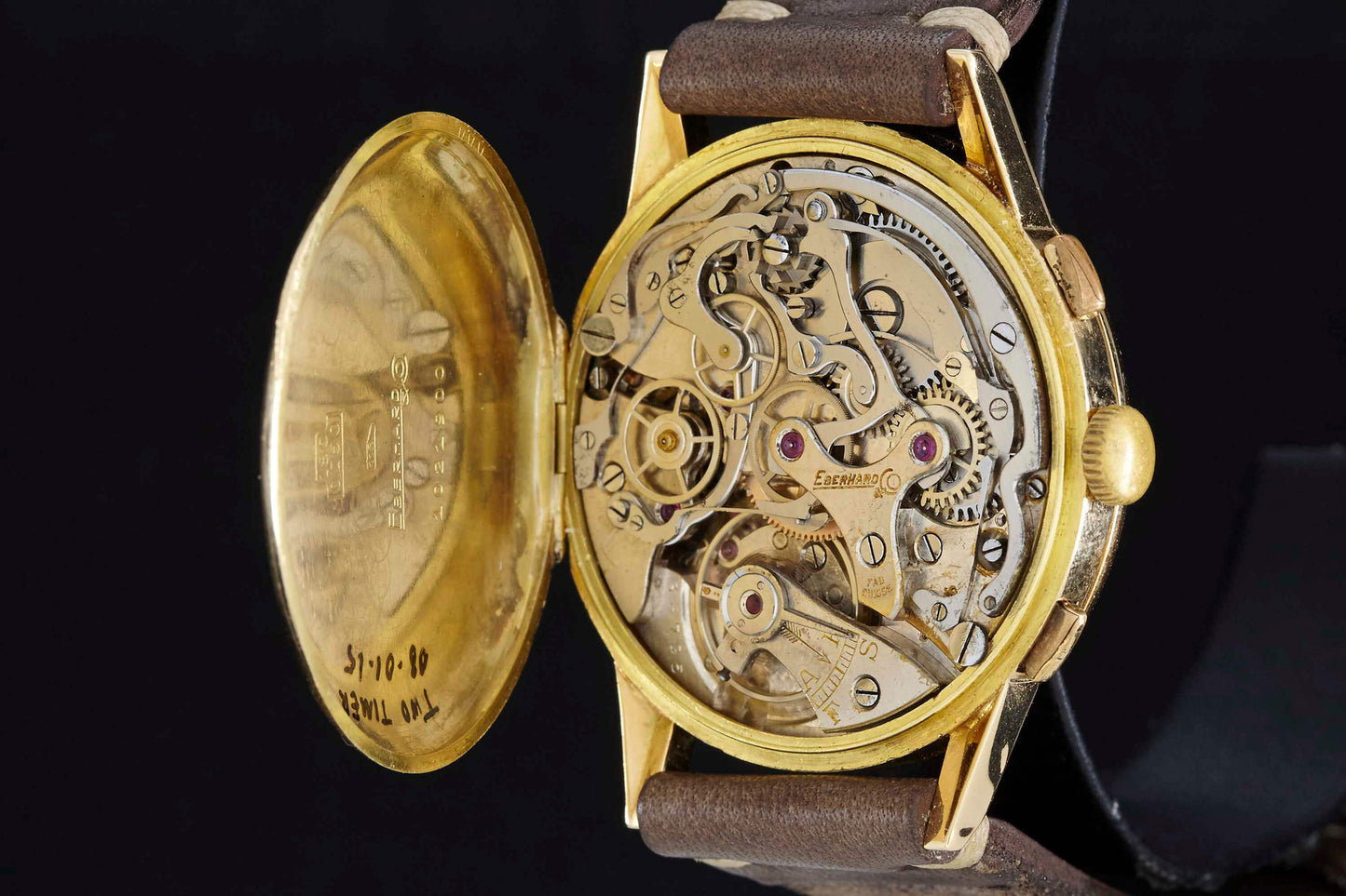 Eberhard 18K Monopusher Chronograph