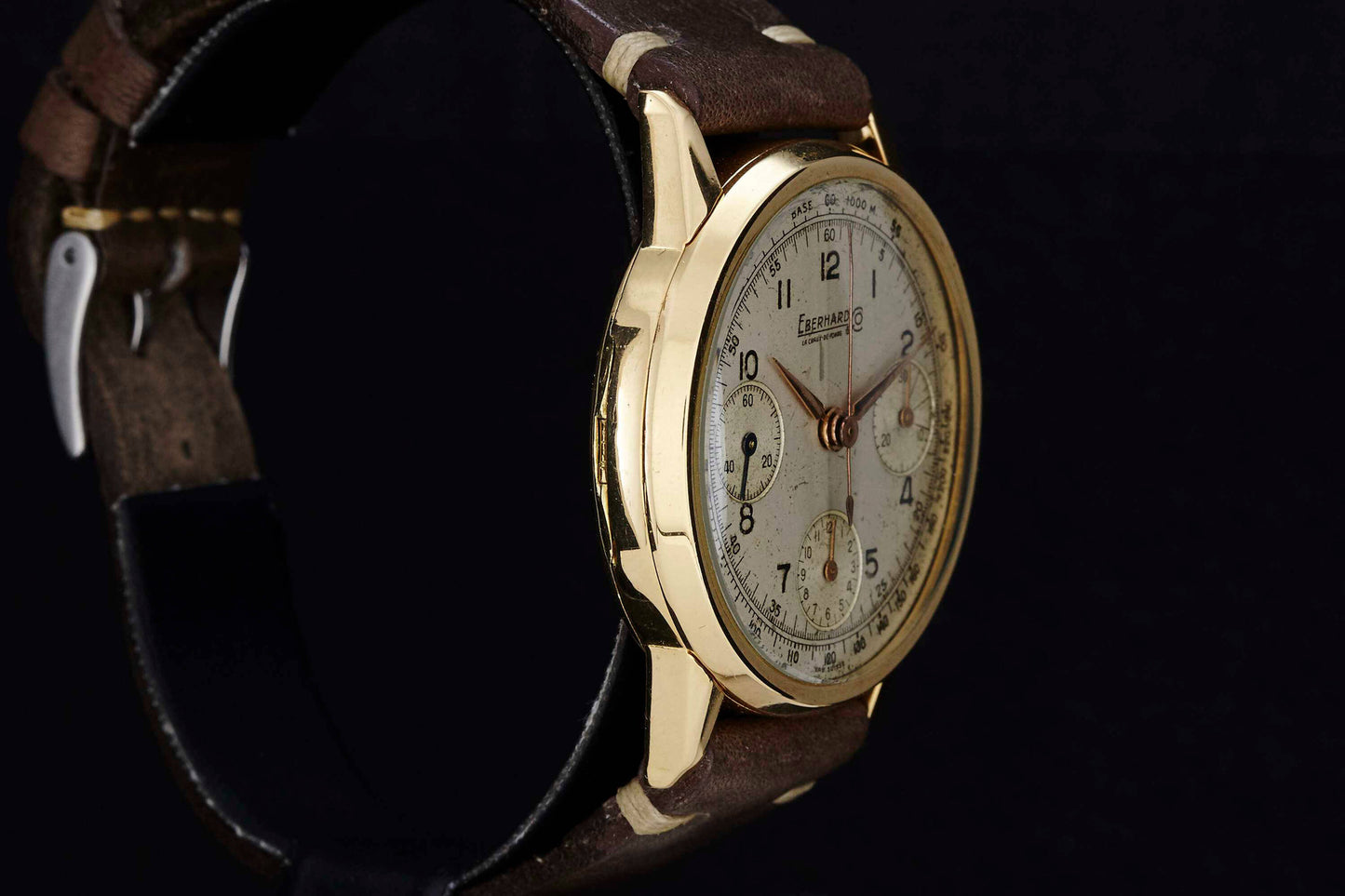 Eberhard 18K Monopusher Chronograph